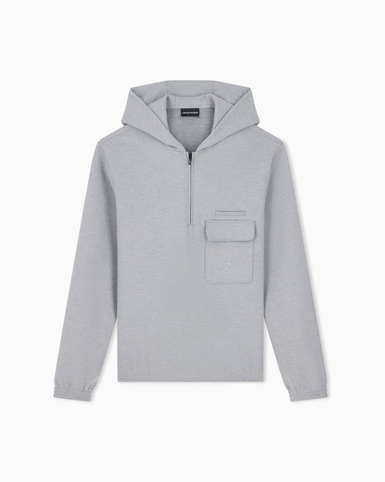 Travel Essential piqué jersey hoodie Slide 0