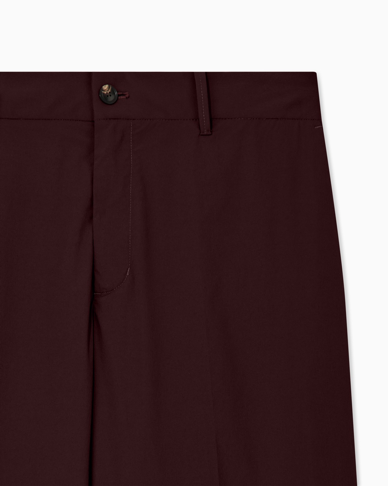 Pantalon droit à taille élastique et poches passepoilées Diapositive 3