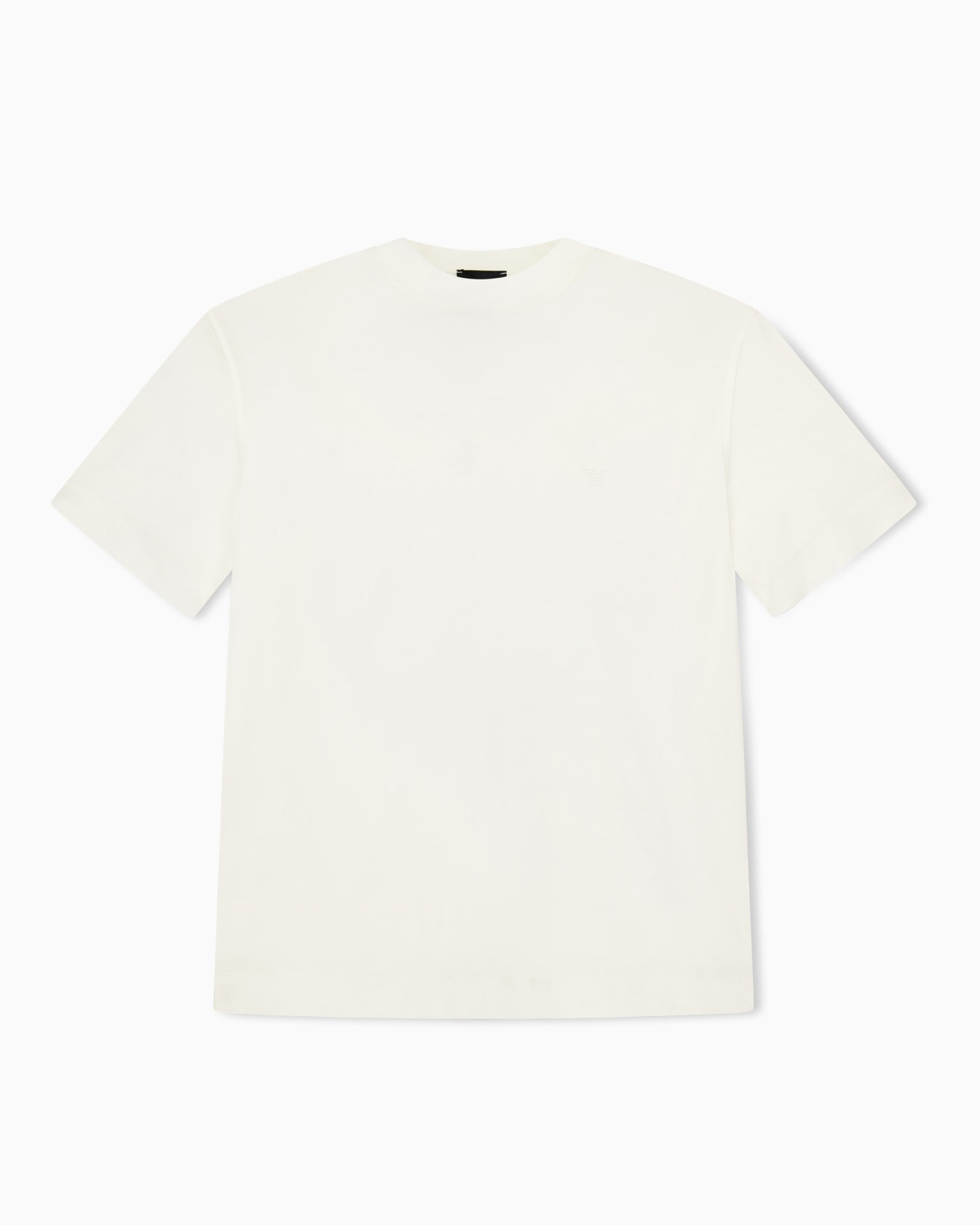 T-shirt en jersey de coton à coupe classique Diapositive 0