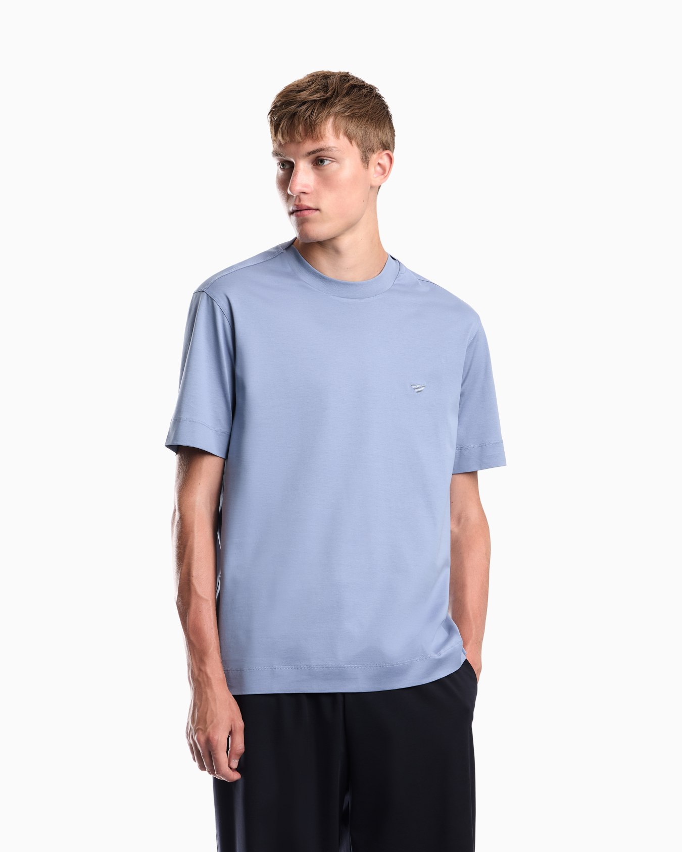 T-shirt in jersey di cotone regular fit Slide 3