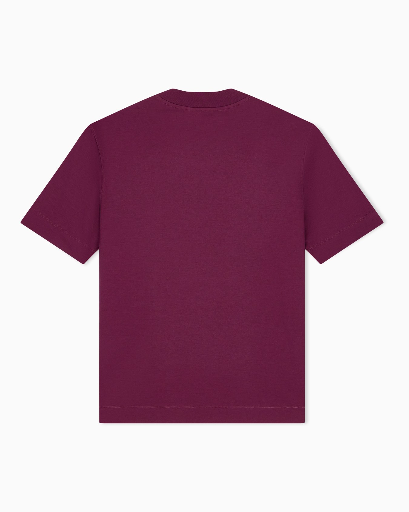 Jersey T-shirt with micro eagle embroidery Slide 2