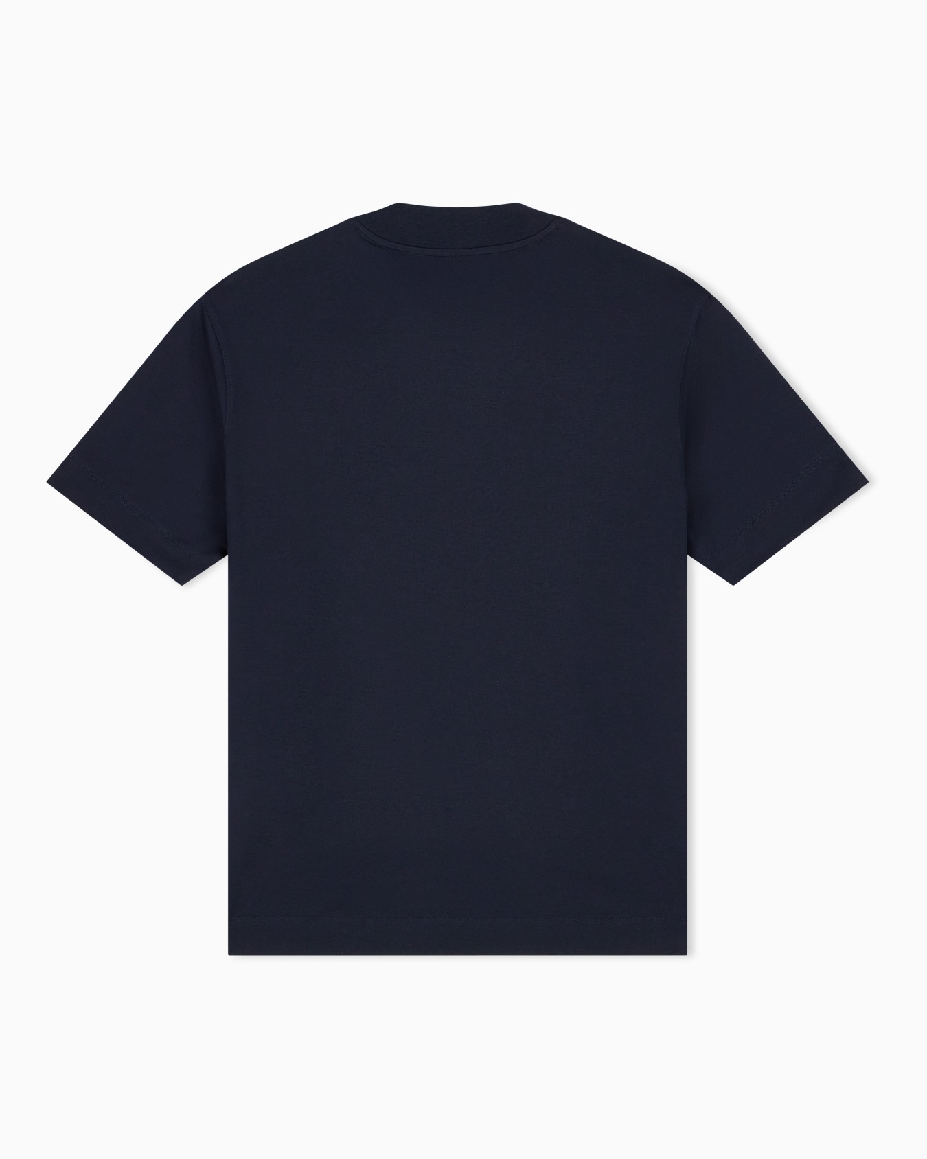Jersey T-shirt with micro eagle embroidery Slide 2