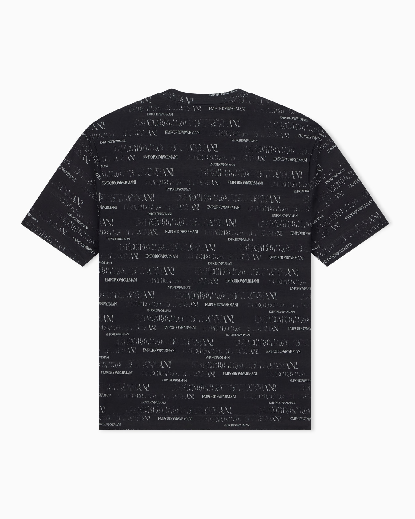 Jersey T-shirt in lyocell blend with all-over logo print Slide 2