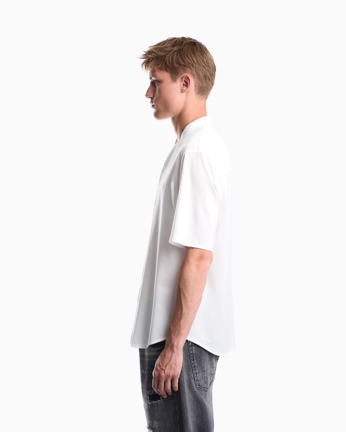 Shirt in cotton jersey with regular fit Slide 7