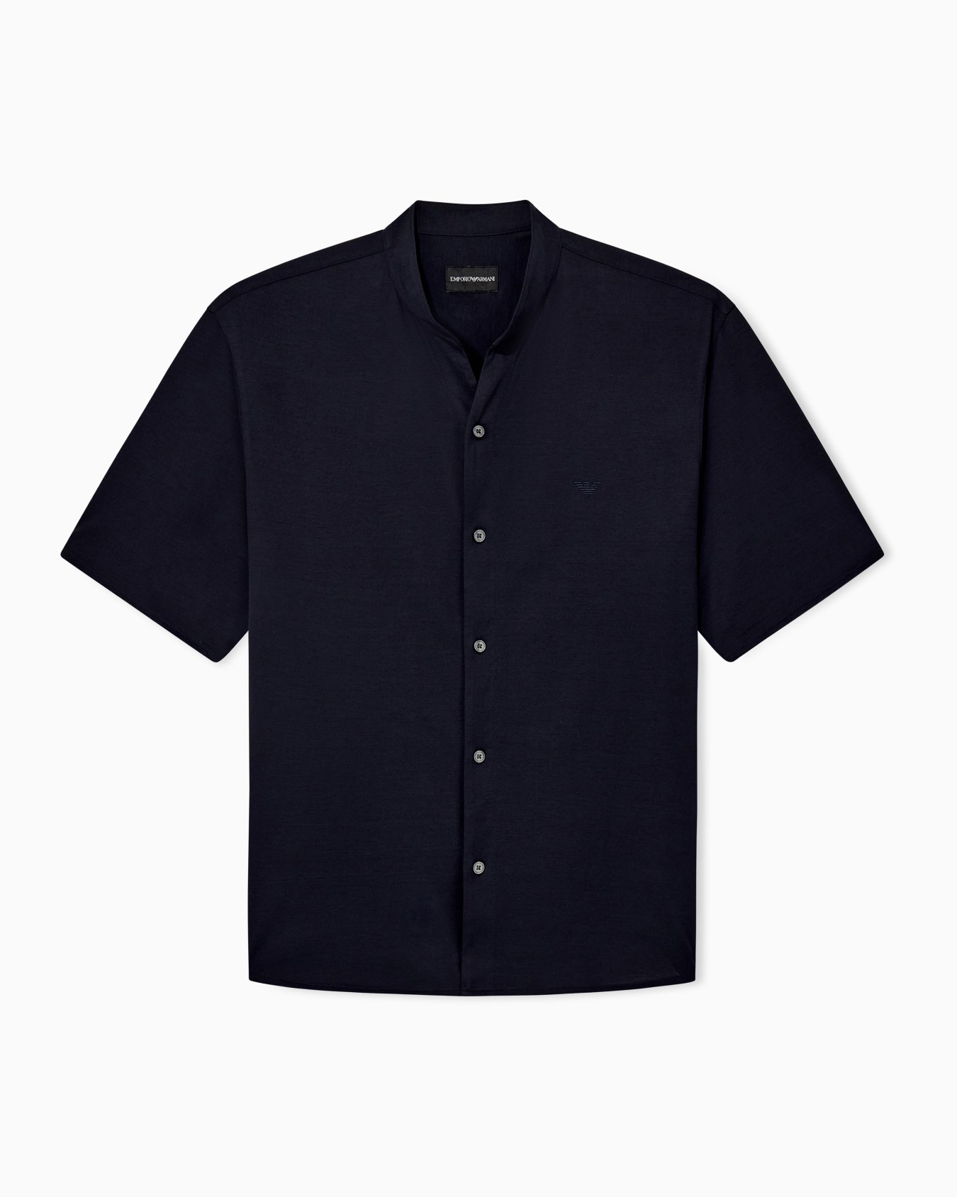 Regular fit shirt in cotton jersey Slide 0