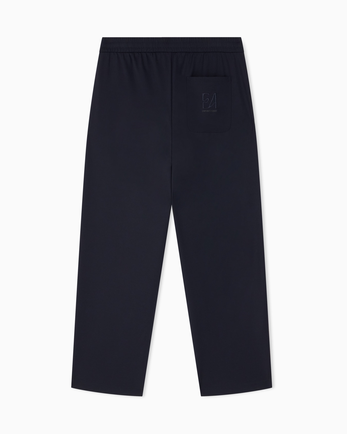 Trousers with regular fit in interlock jersey Slide 2