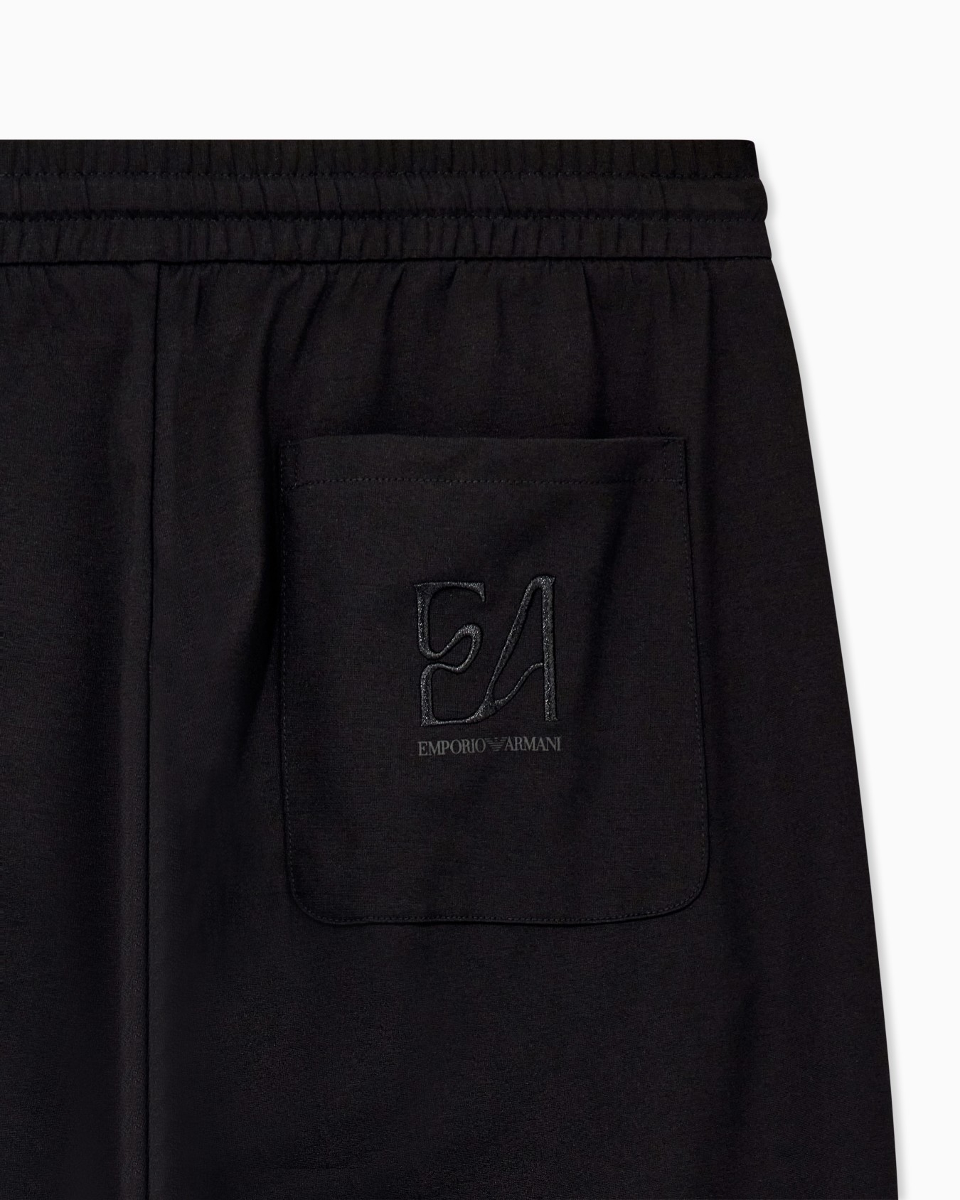 Pantalon en jersey interlock avec cordon de serrage Diapositive 2