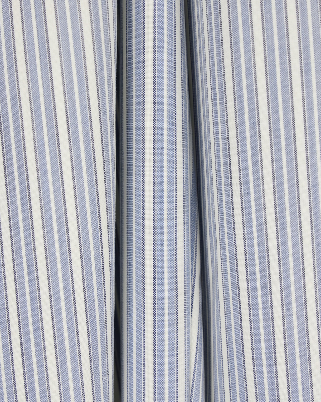 Straight-leg striped trousers in stretch virgin wool Slide 4