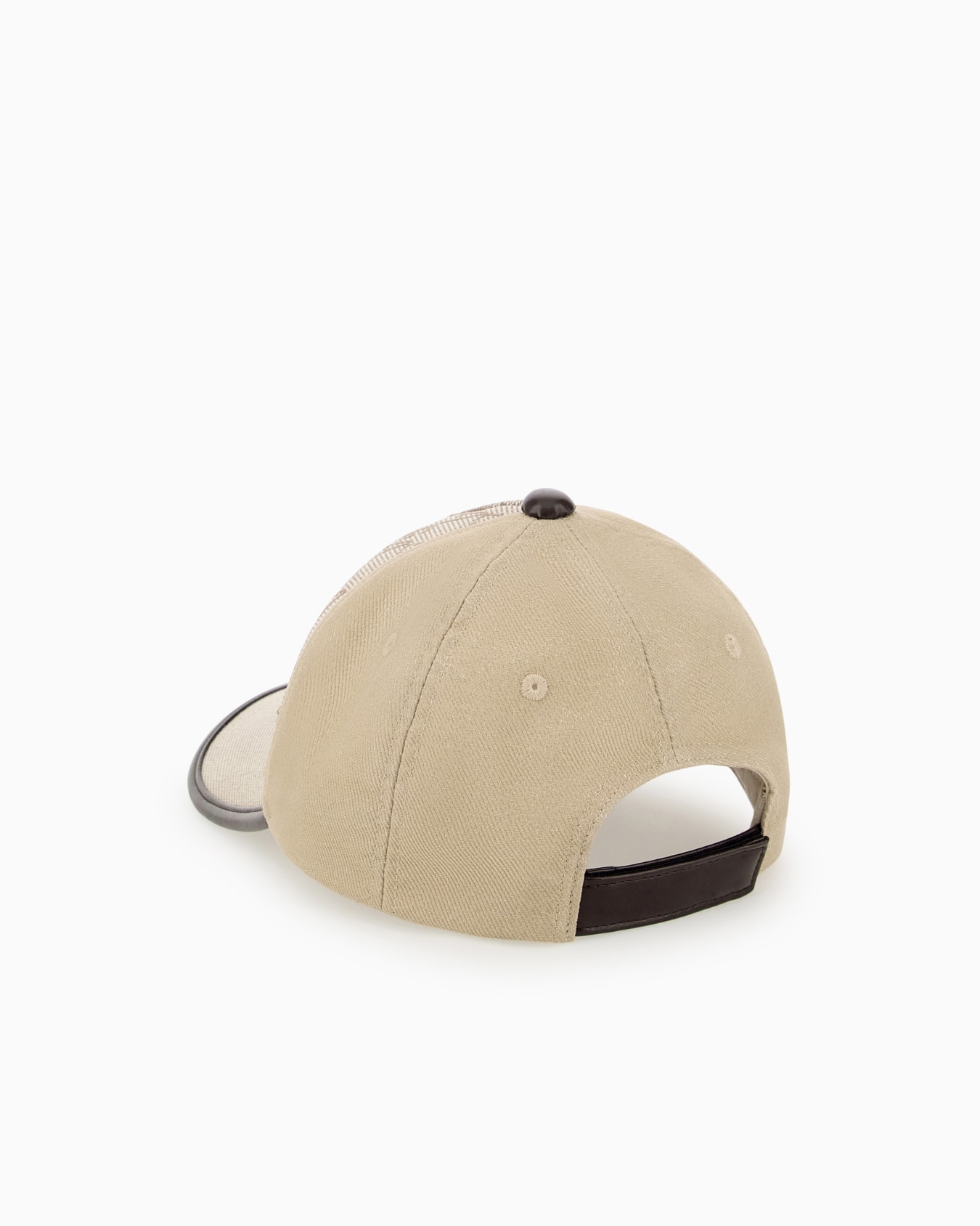Cappello da baseball regolabile con motivo a monogramma Slide 1