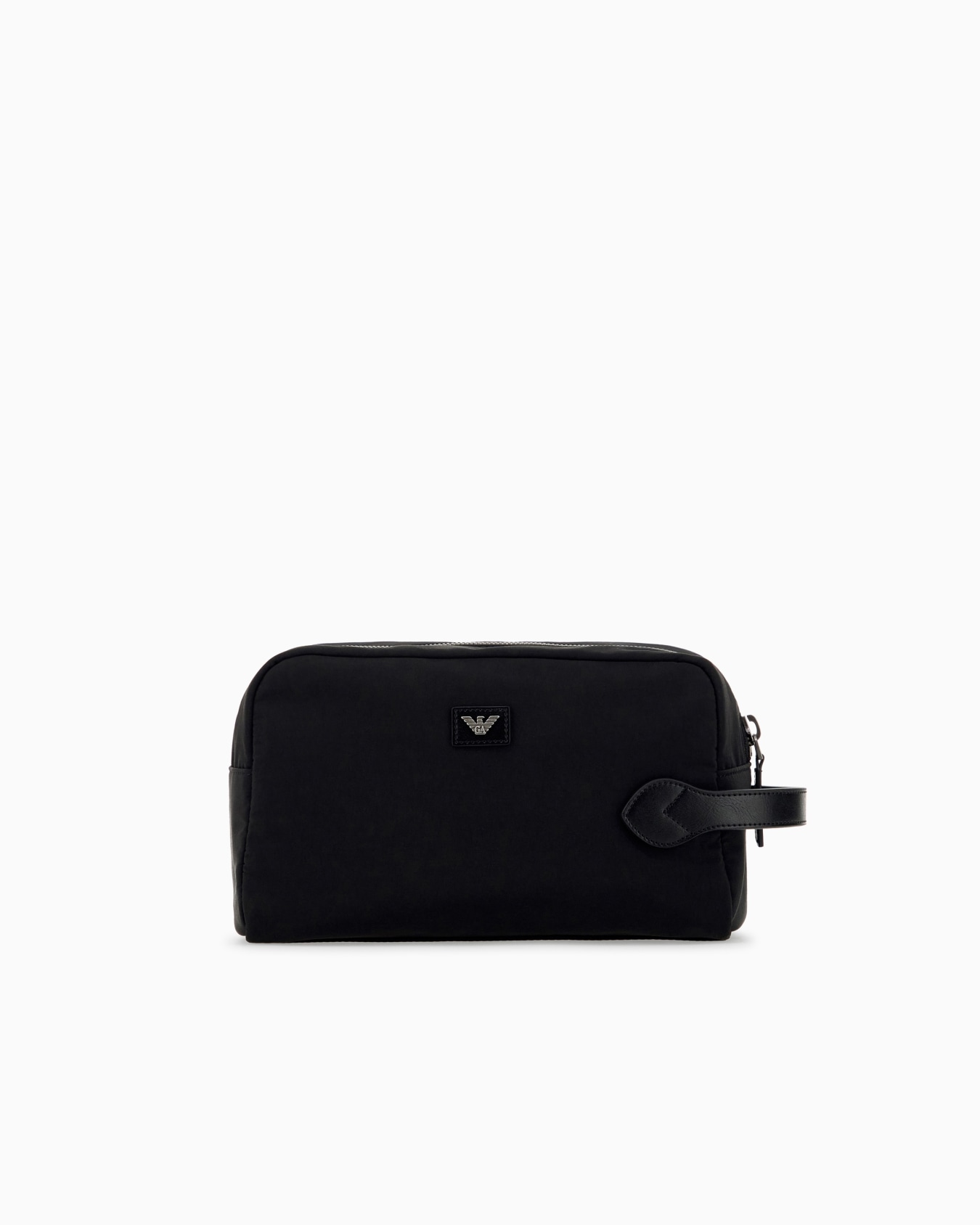 Trousse de toilette avec poignée latérale et logo Diapositive 0