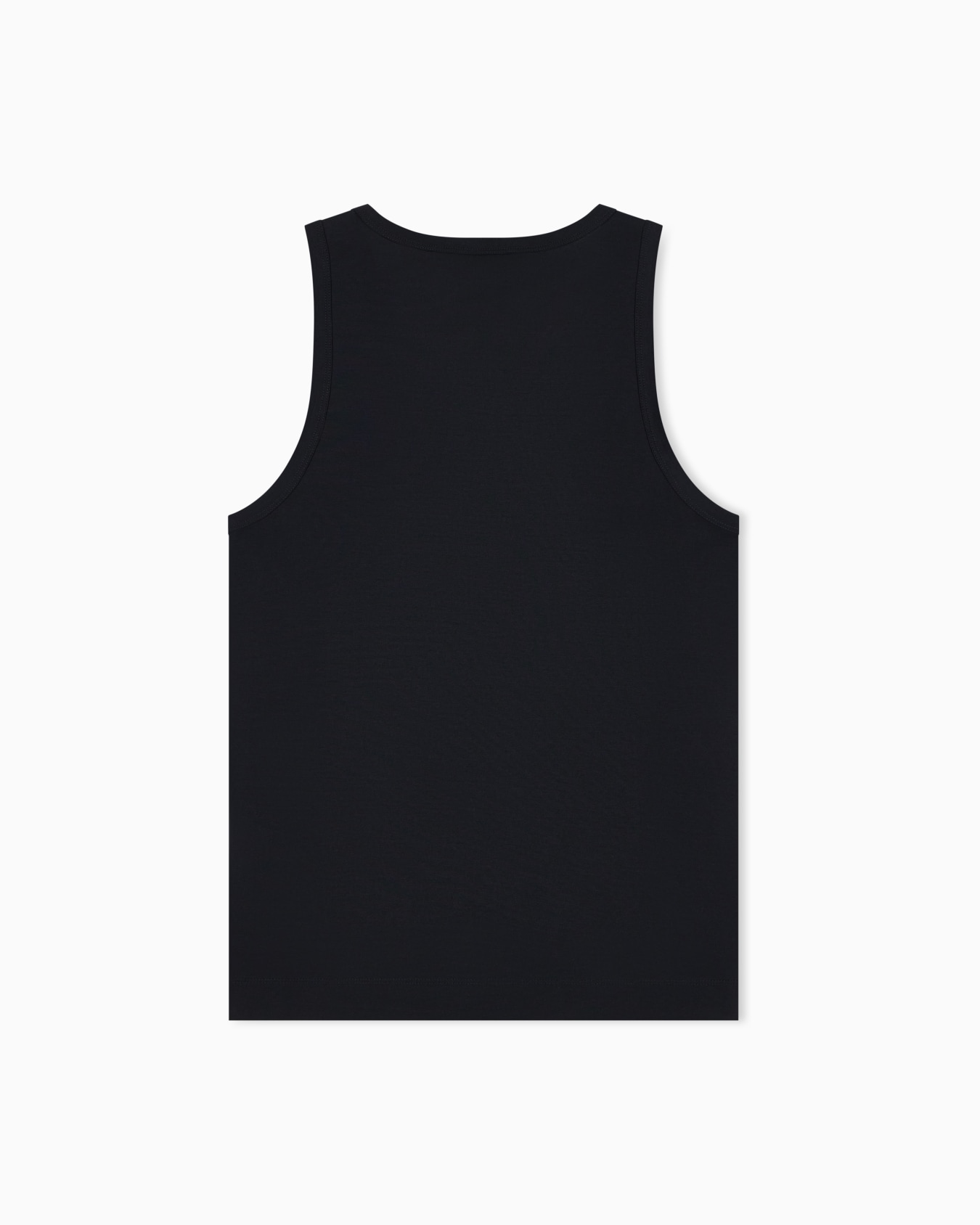 Cotton jersey tank top with an embroidered chest logo Slide 2