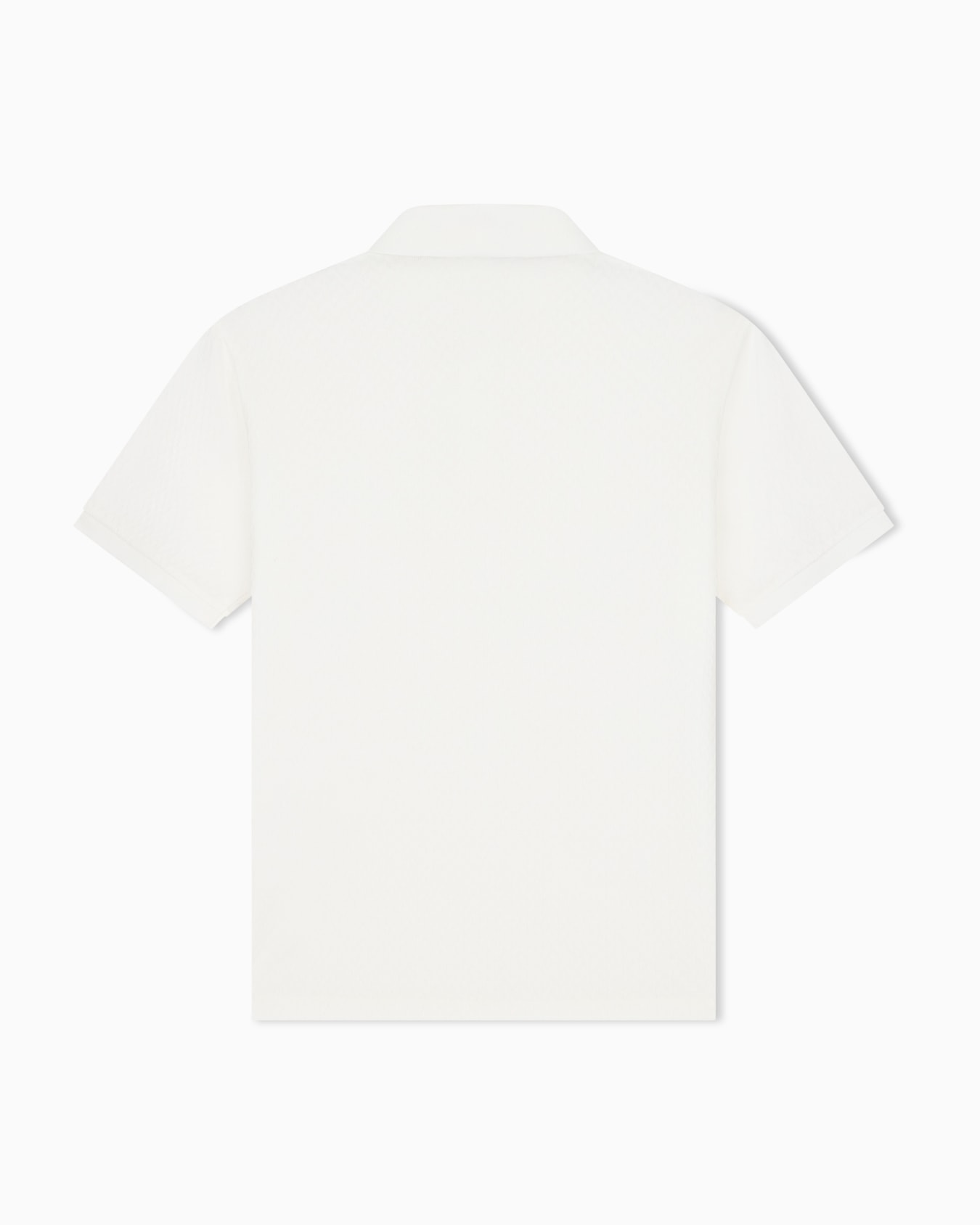 Polo shirt in cotton jacquard jersey with regular fit Slide 2