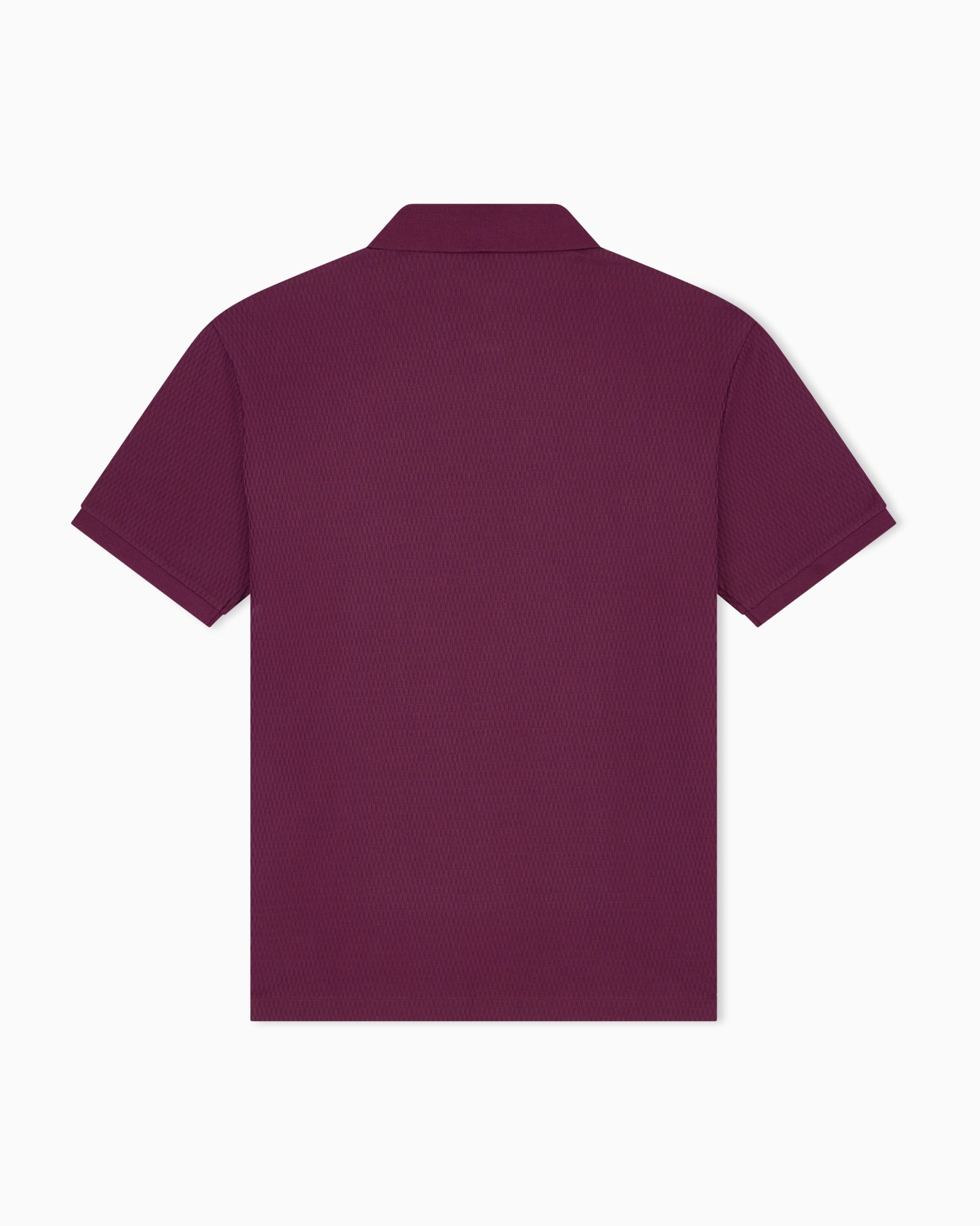Polo shirt in cotton jacquard jersey with regular fit Slide 2