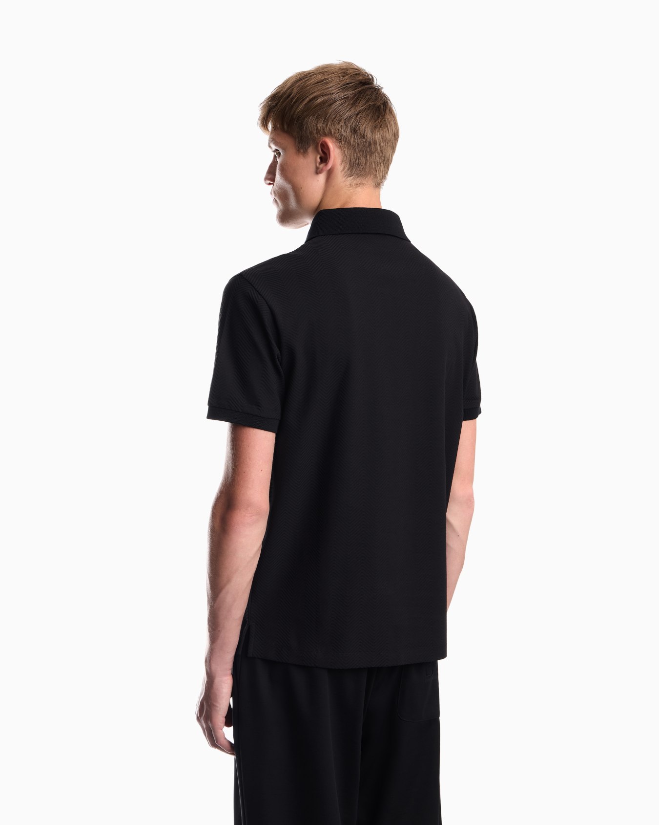 Jacquard jersey polo Slide 5