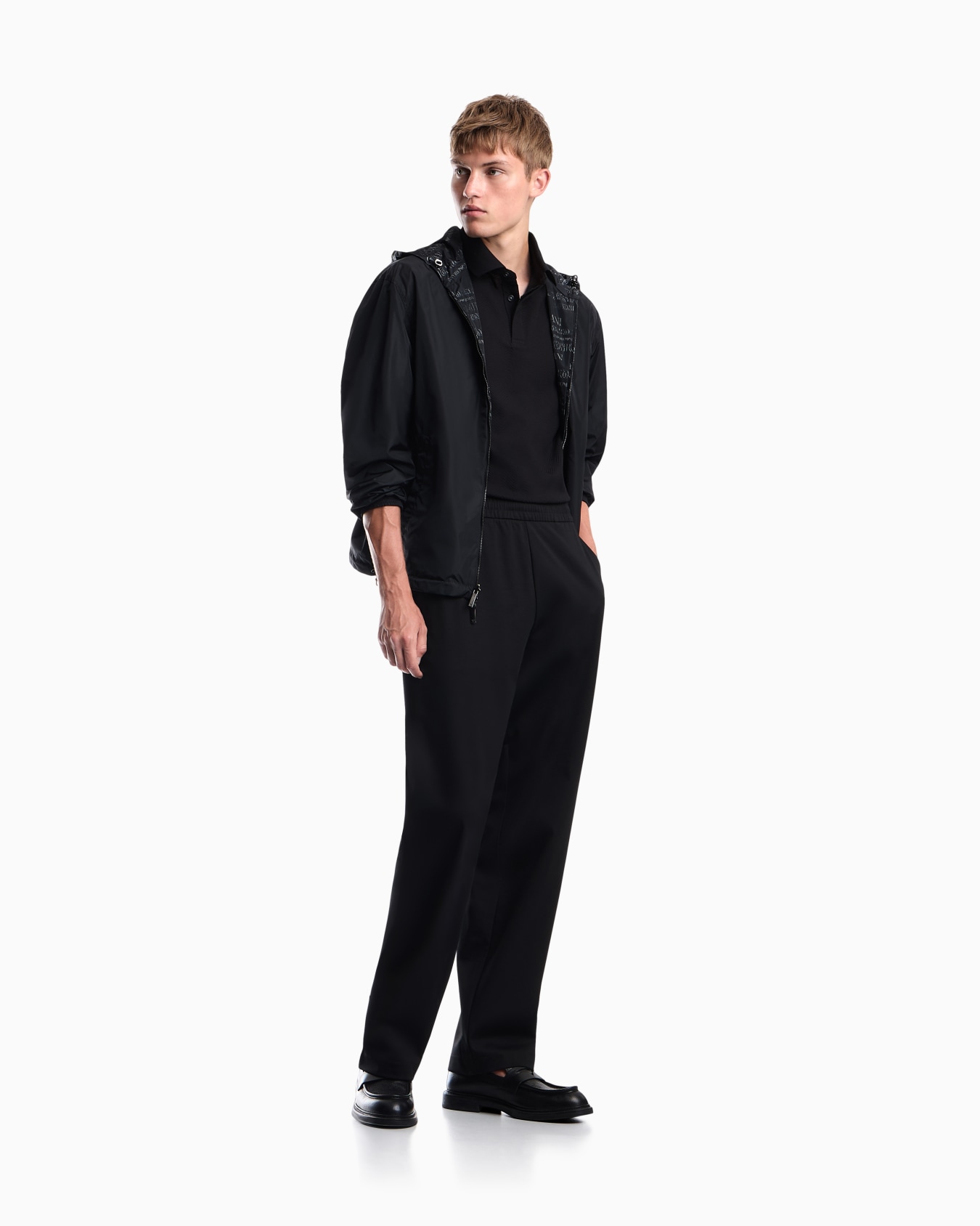 Jacquard jersey polo Slide 1