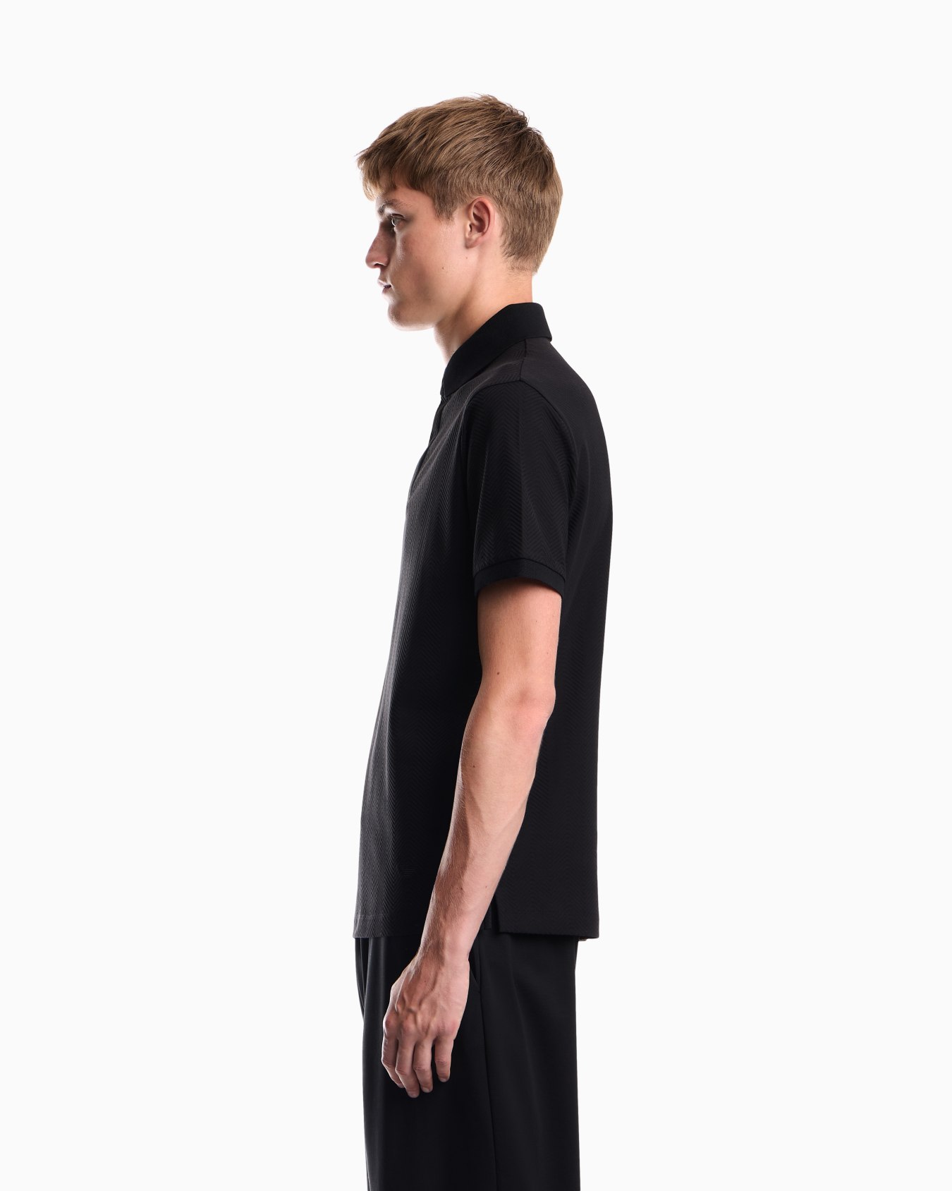 Jacquard jersey polo Slide 6