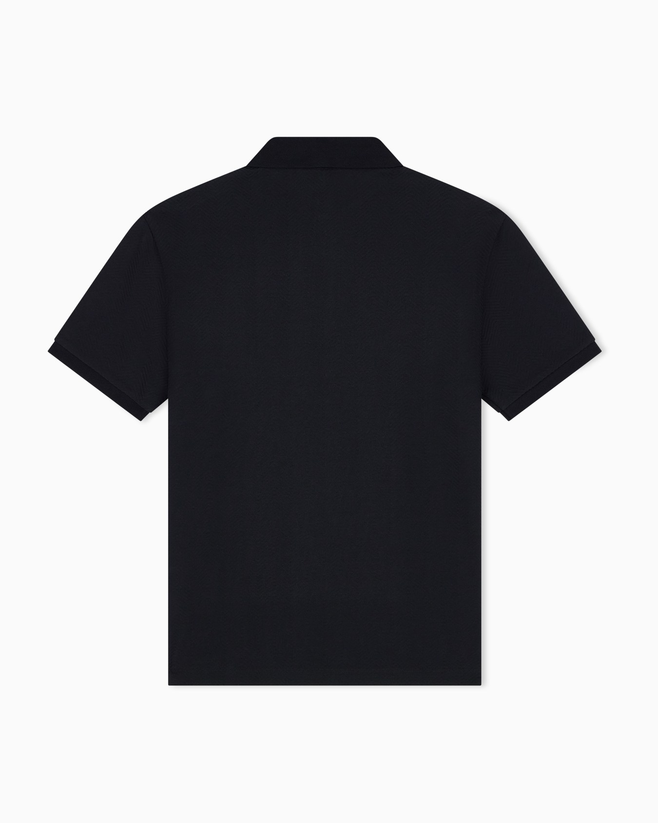 Polo shirt in cotton jacquard jersey with regular fit Slide 1