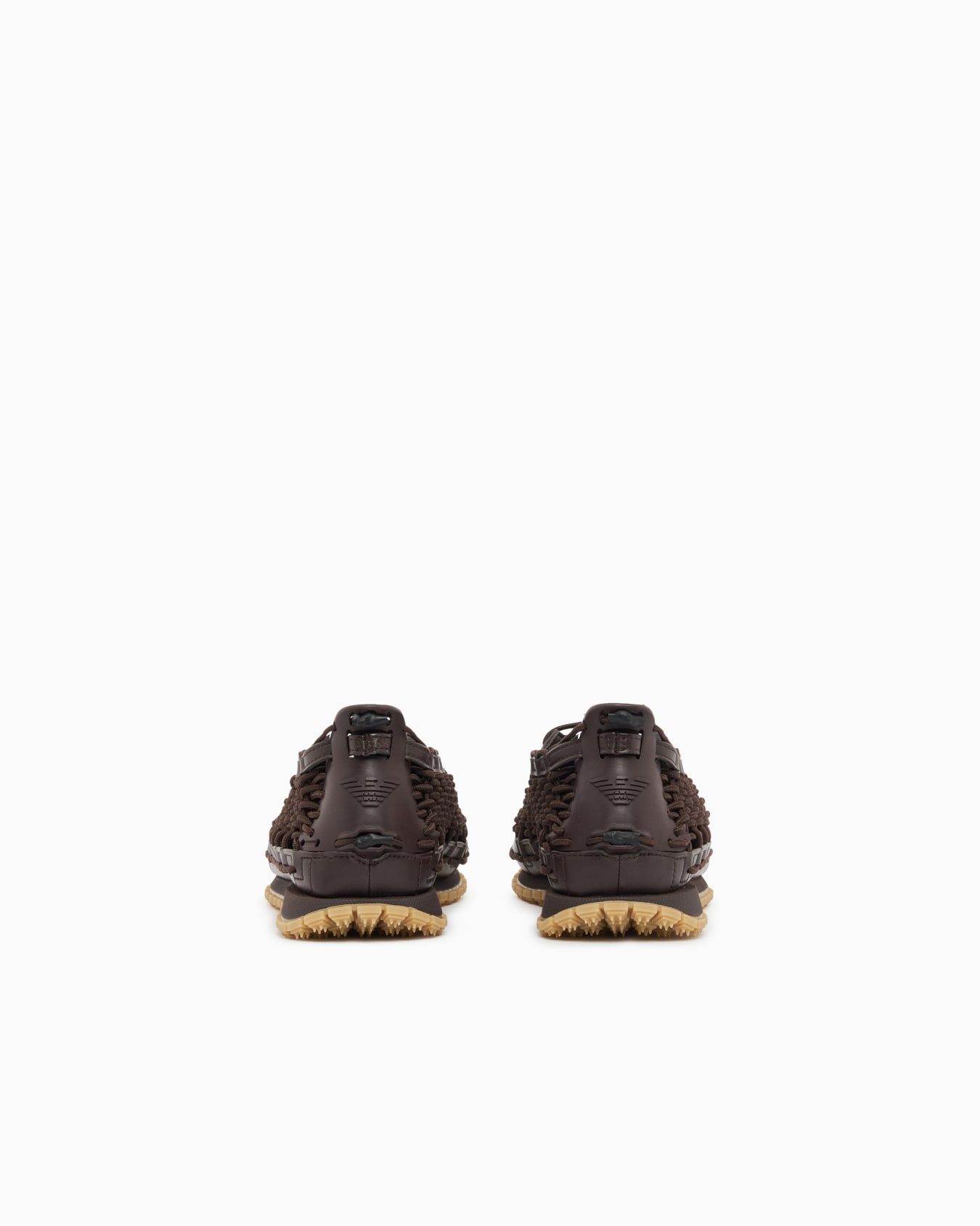 Sneakers with woven design and rugged rubber sole Slide 3