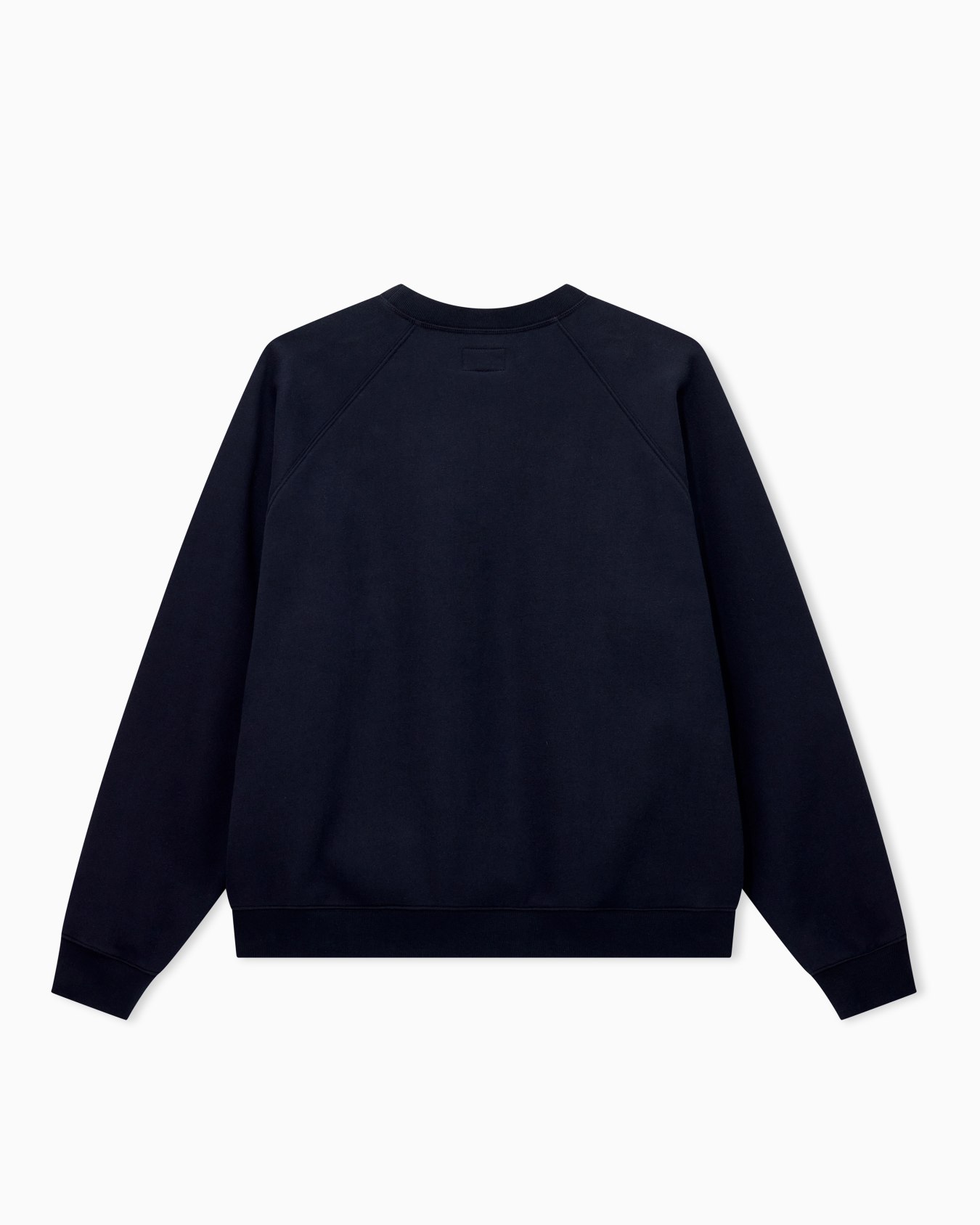 Cotton sweatshirt with crew neck and raglan sleeves and logo Slide 1