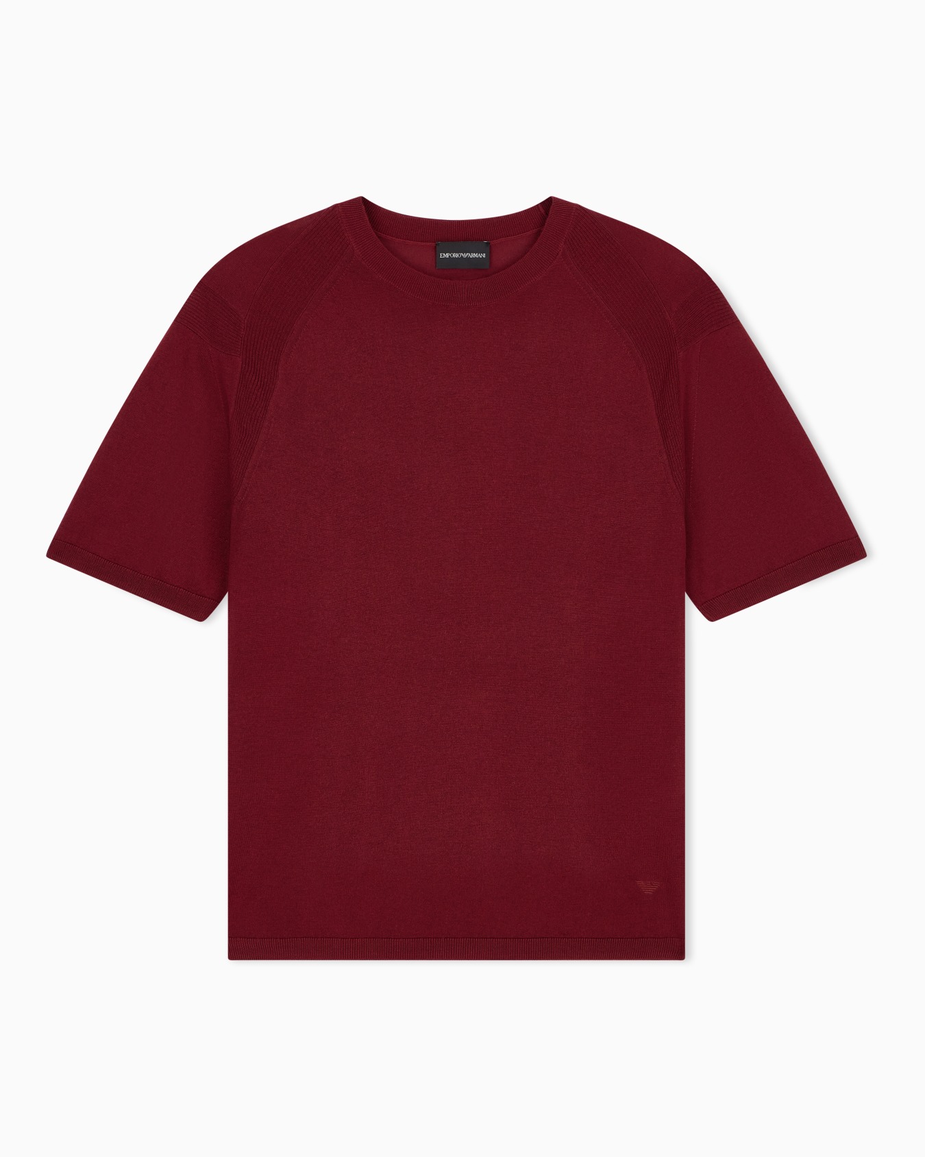 Pullover with regular fit in lyocell virgin wool and silk Slide 0