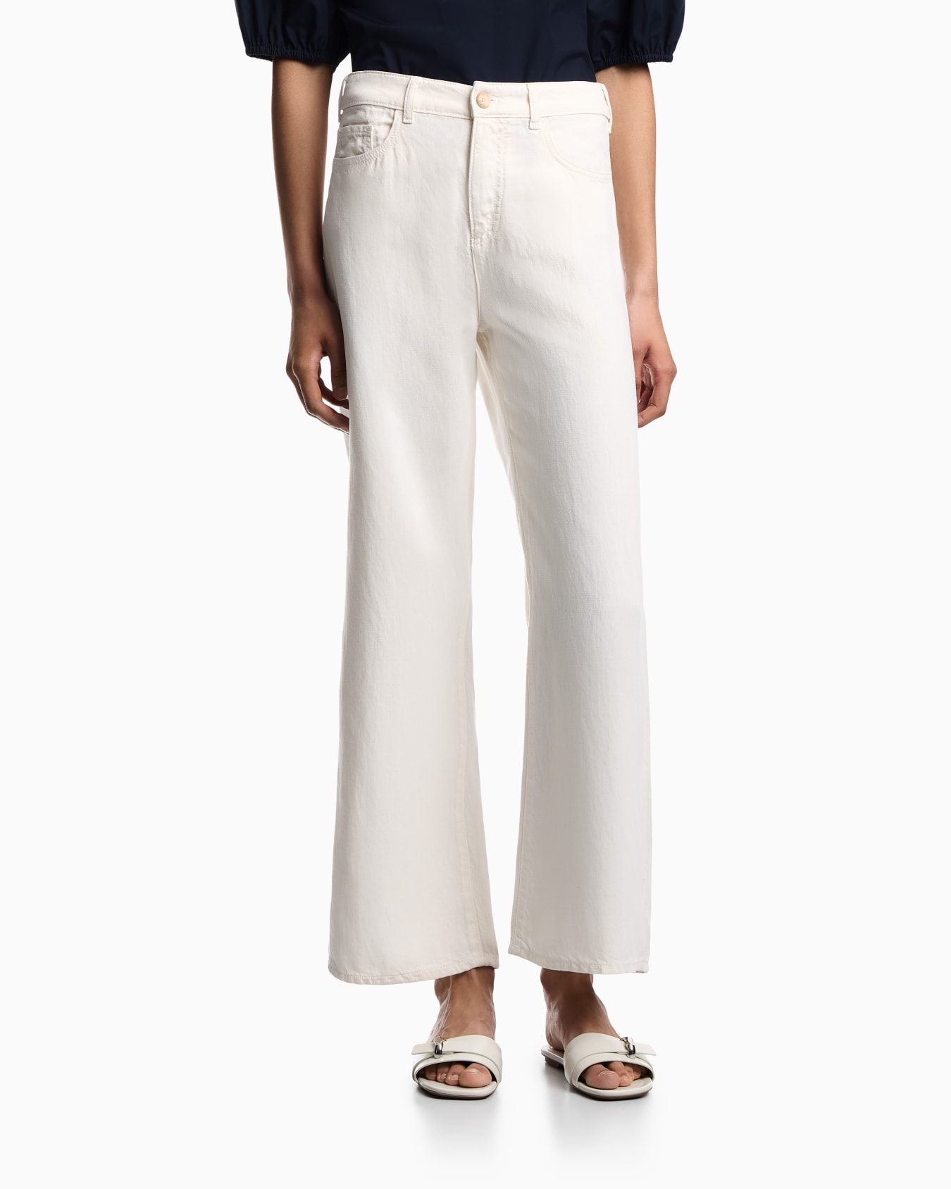 レギュラーフィットパンツ J33 リネン／リヨセル ガーメントダイ スライドする 2