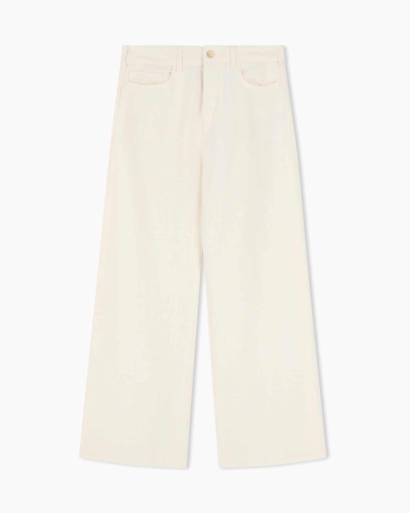 J33 regular-fit garment-dyed trousers in linen and Lyocell Slide 0