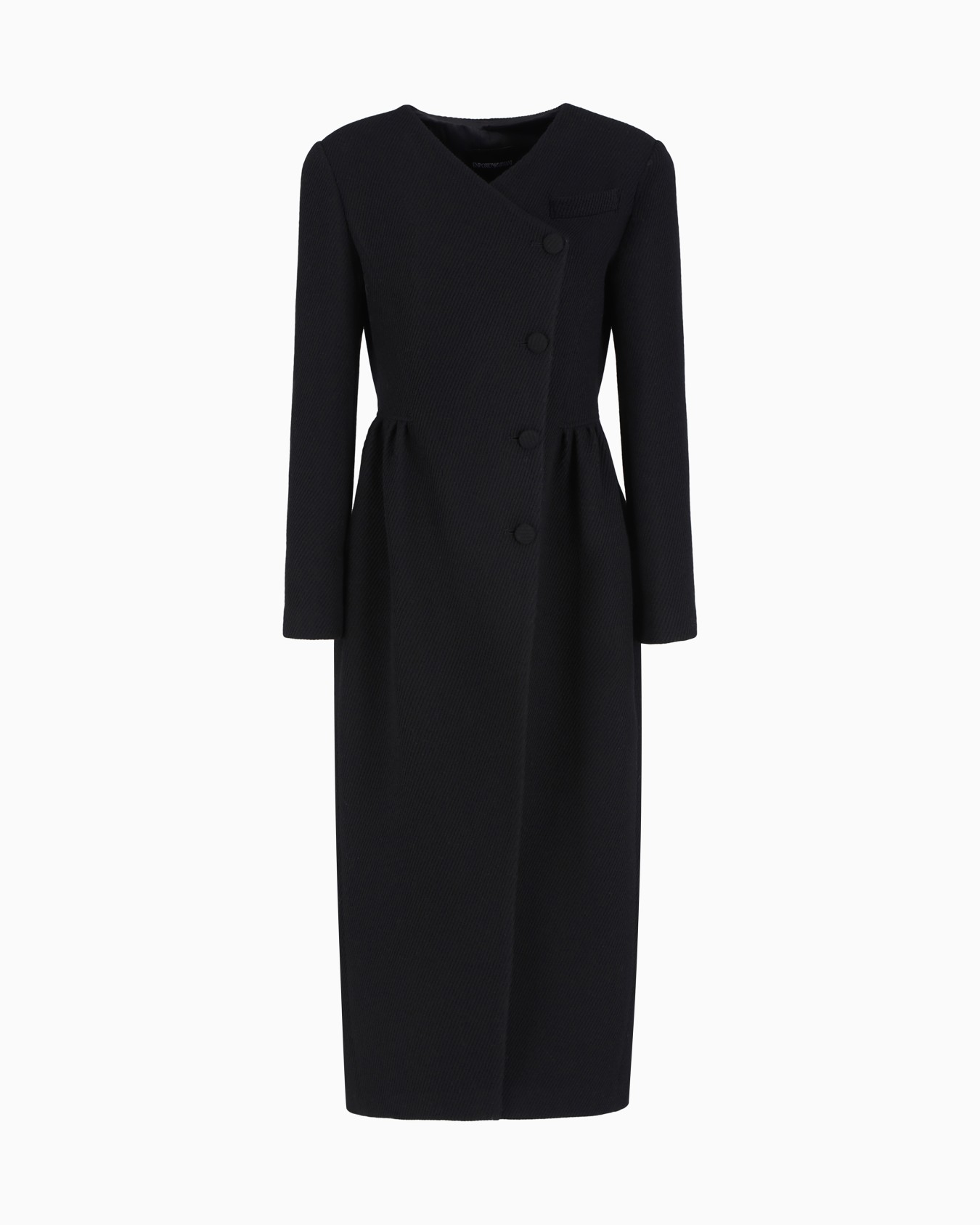 Moon Capsule collection virgin wool blend cover fabric coat Slide 0