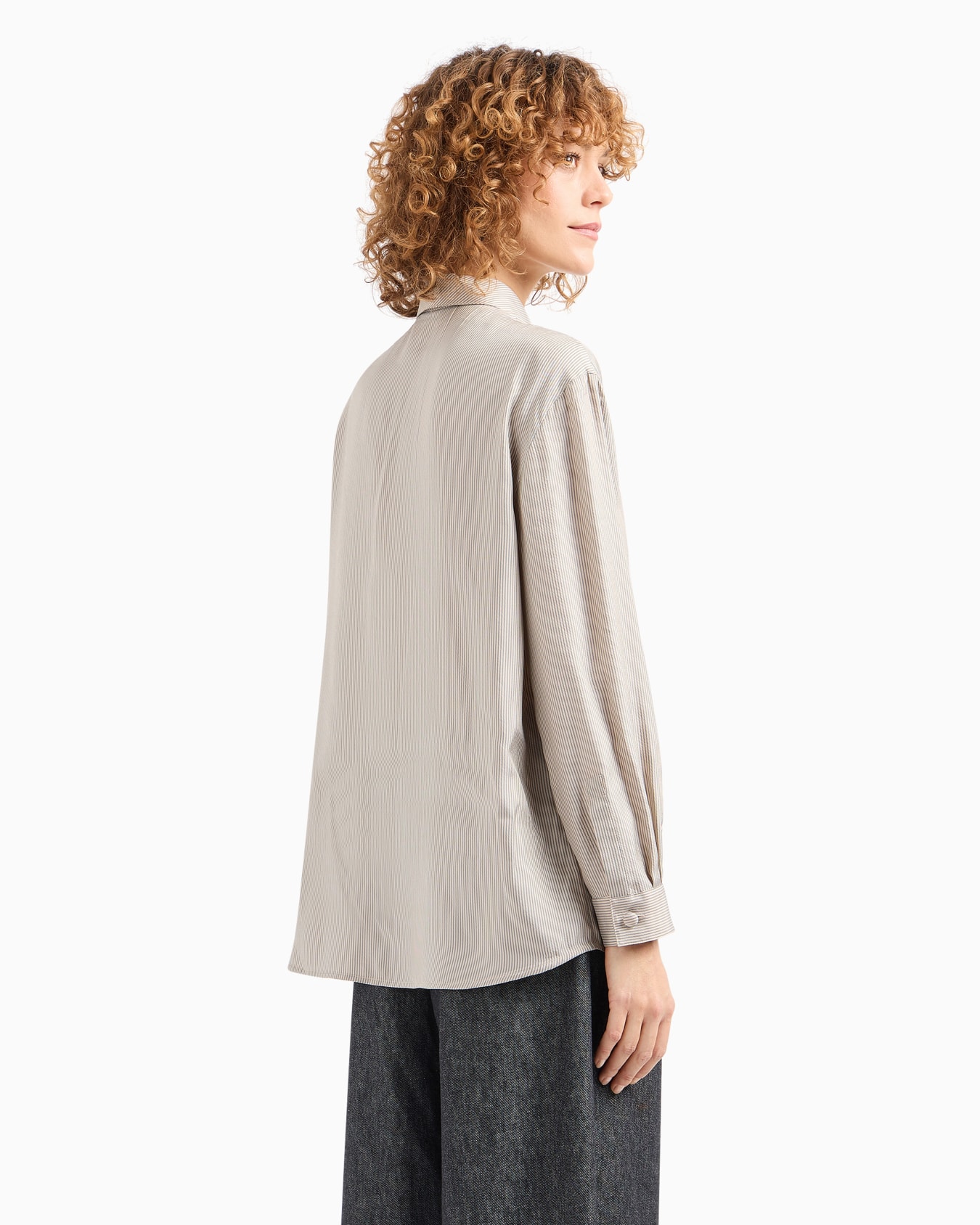 Icon multi-stripe seersucker fabric shirt Slide 3
