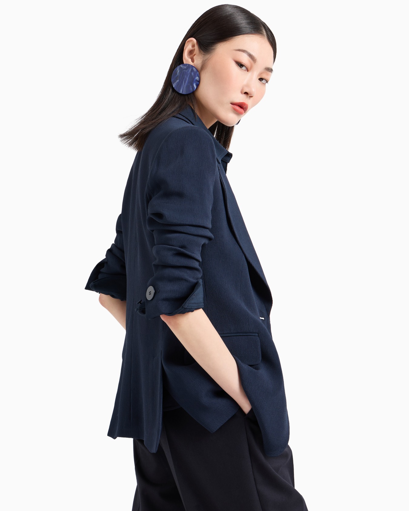 Blazer in cady canneté Icon Slide 5
