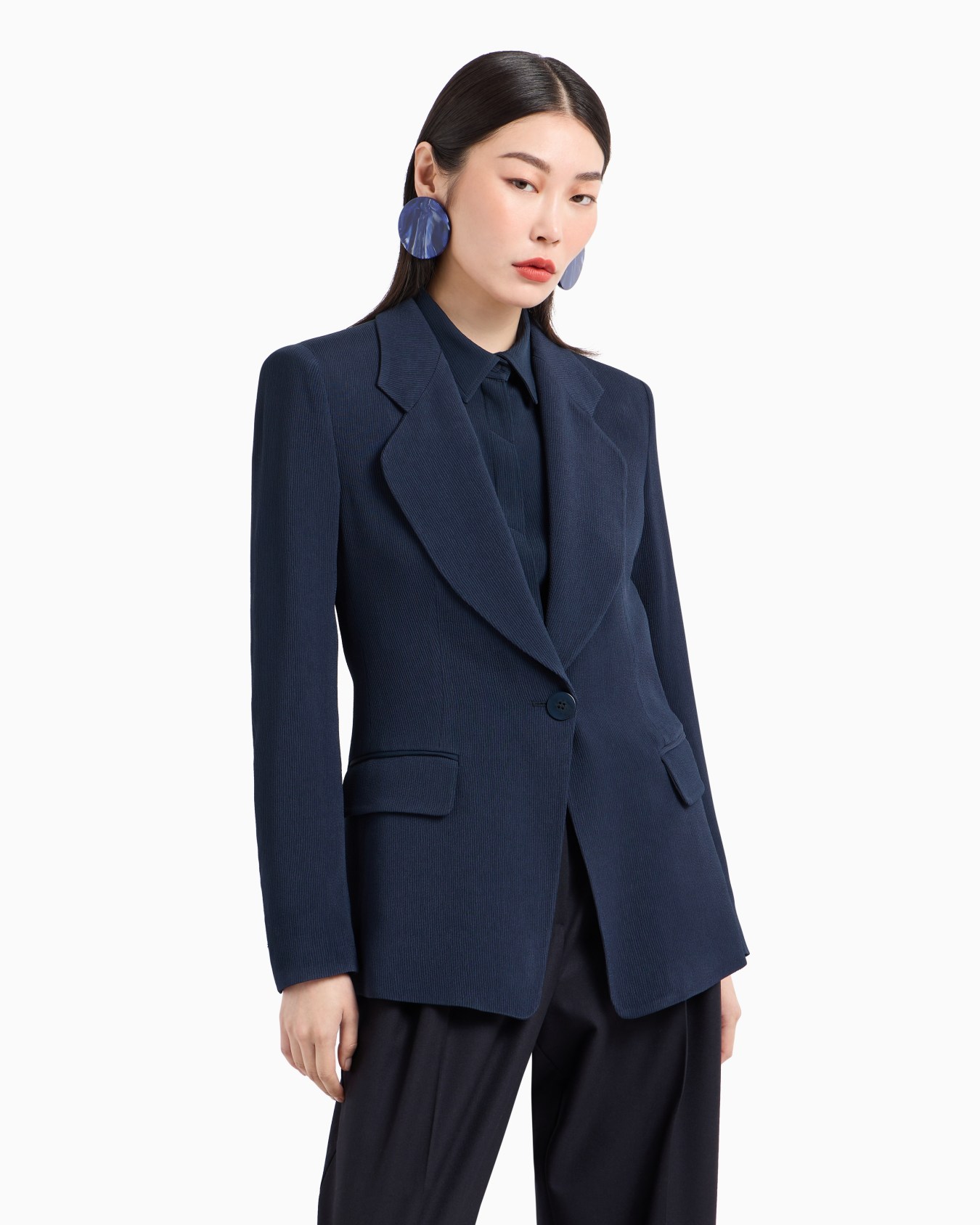 Blazer in cady canneté Icon Slide 1
