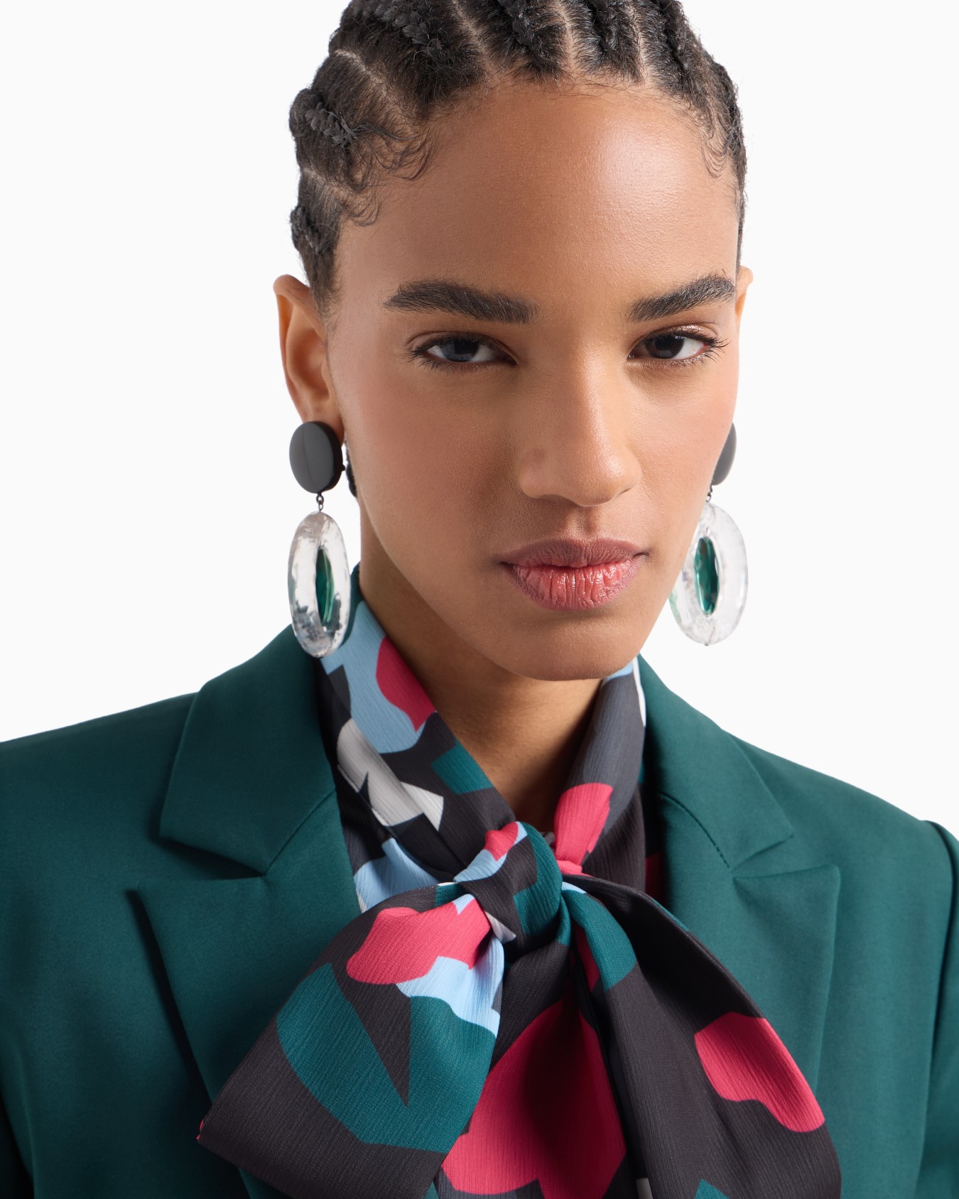 US Exclusive compact stretch-cotton single-breasted jacket Diapositiva 4
