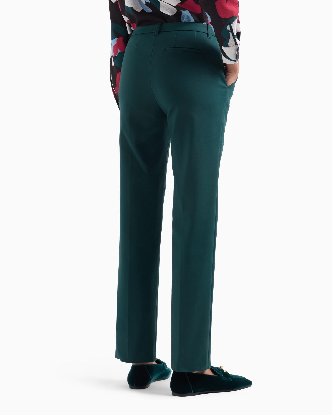 Pantalones de algodón elástico Diapositiva 2