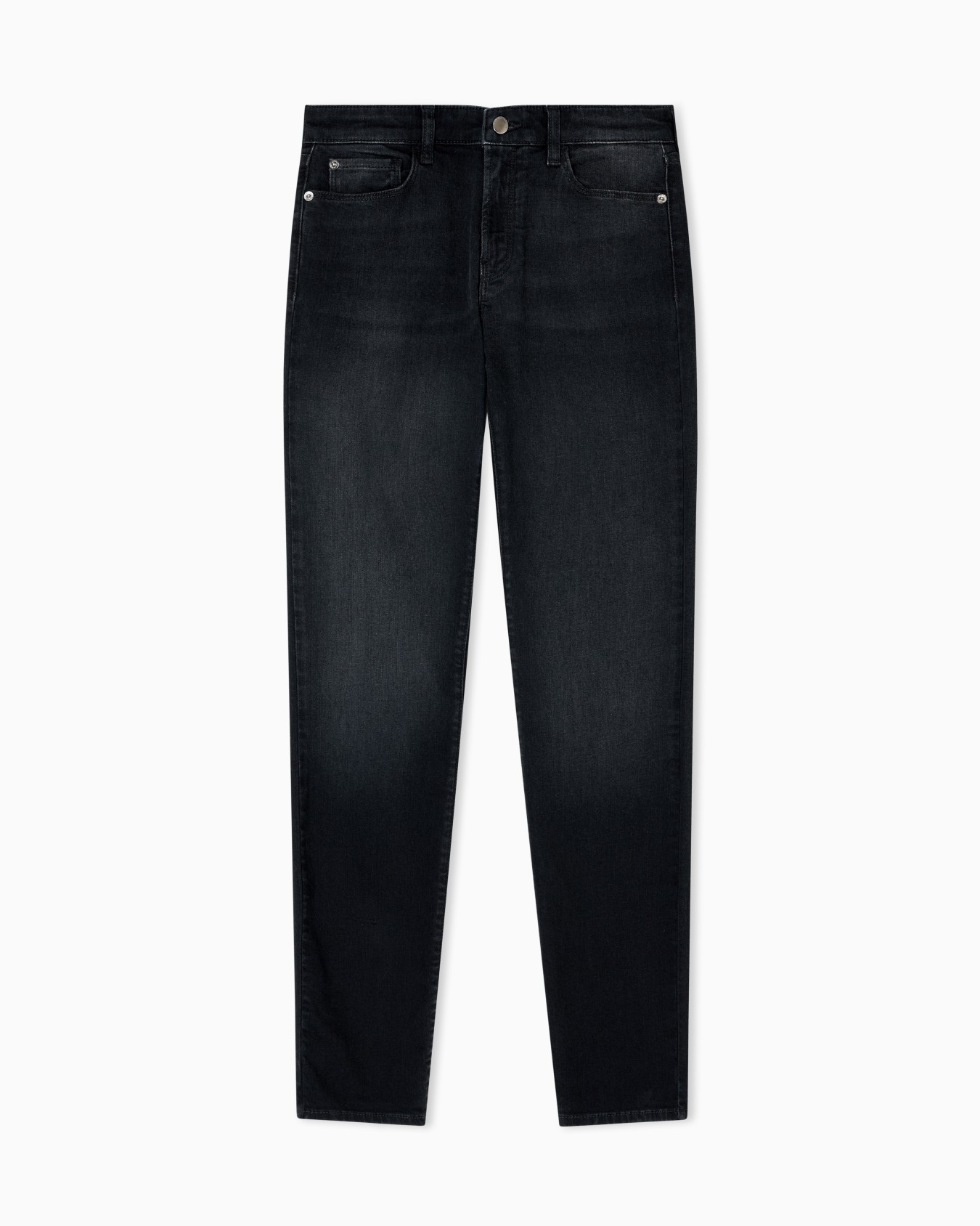 J20 High-waisted super-skinny leg jeans in a worn-look stretch denim  Slide 0