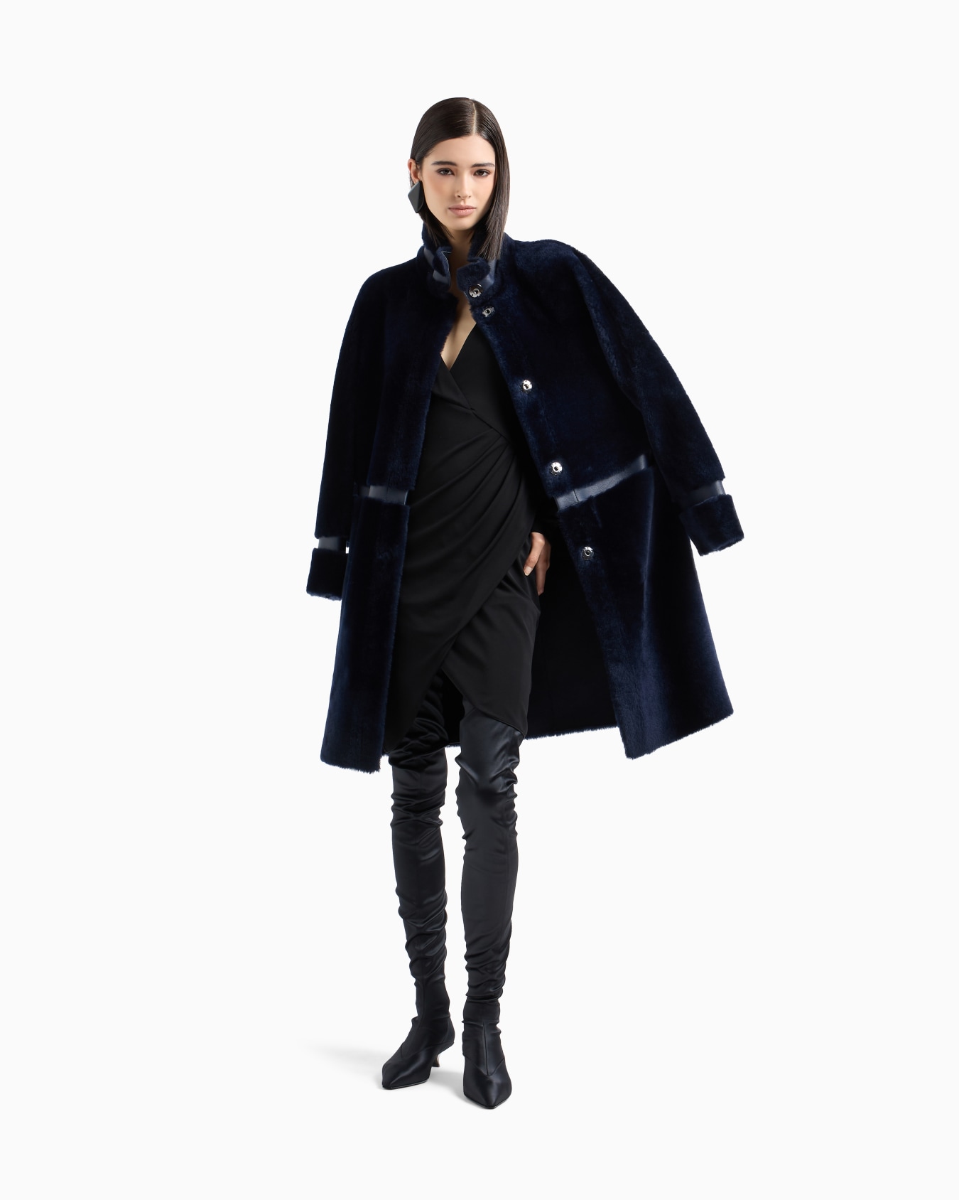 Mantel zum Wenden aus Lamm-Shearling Folie 1