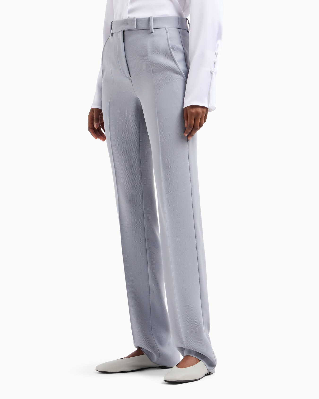 Technical gabardine trousers Slide 1