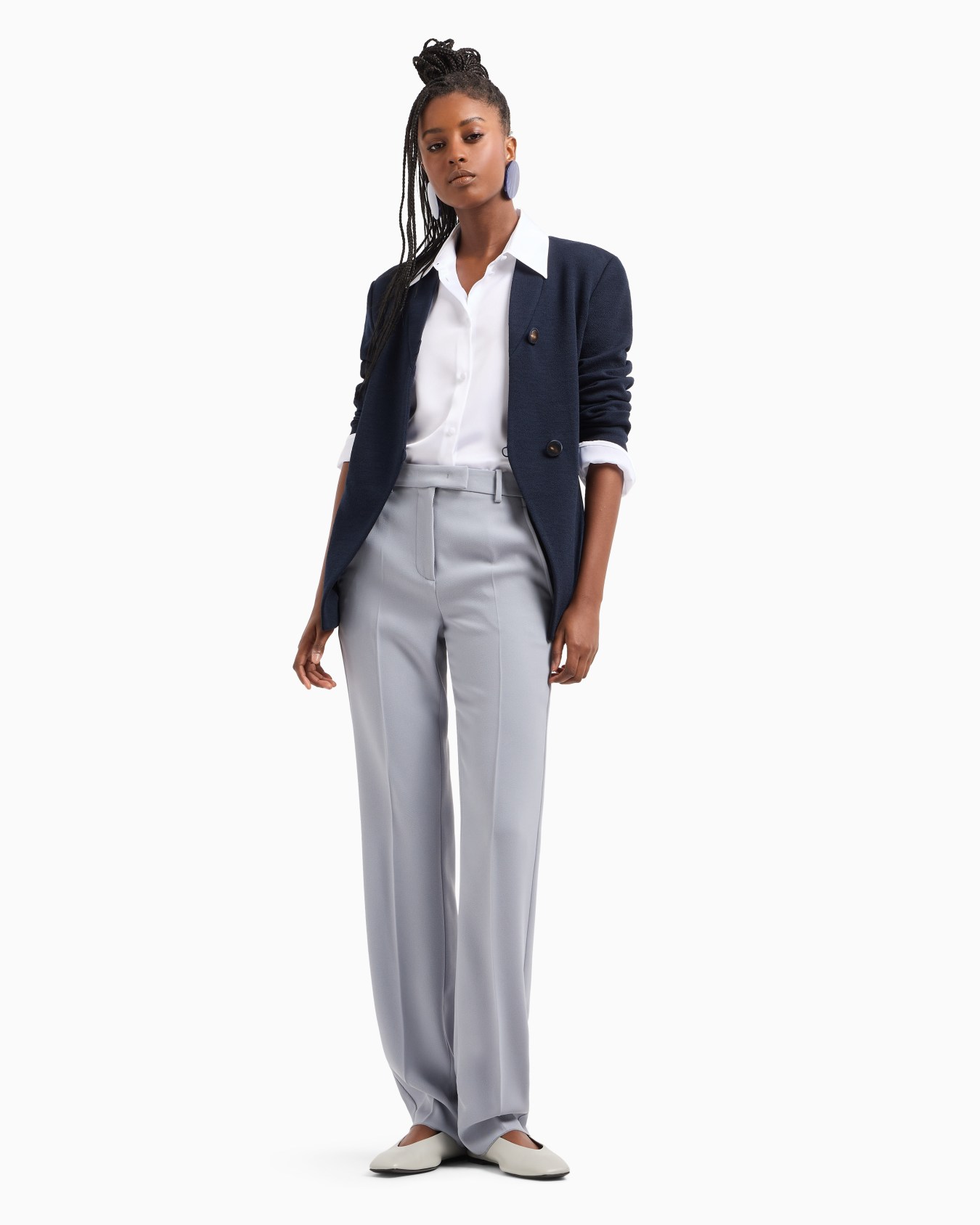 Technical gabardine trousers Slide 3