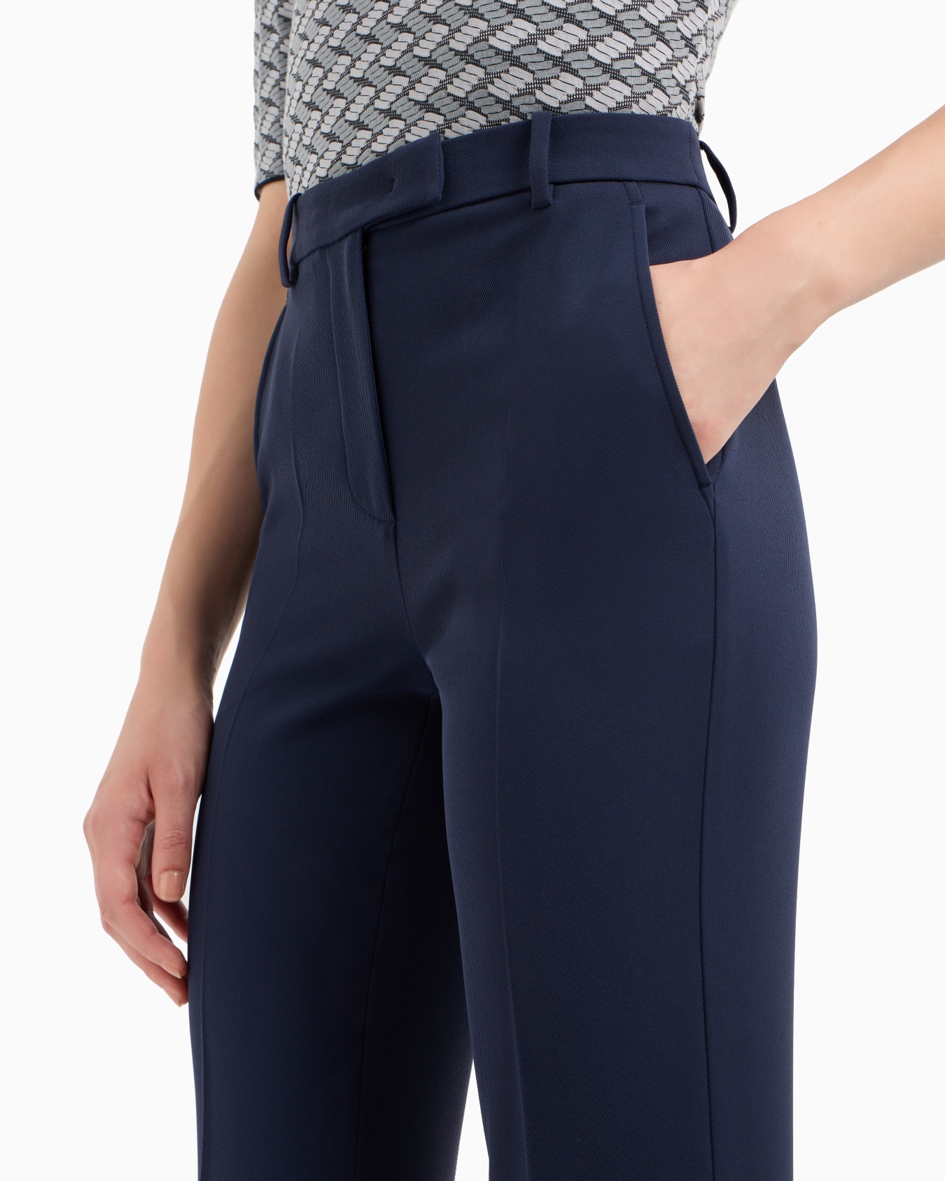 Technical gabardine trousers Slide 4