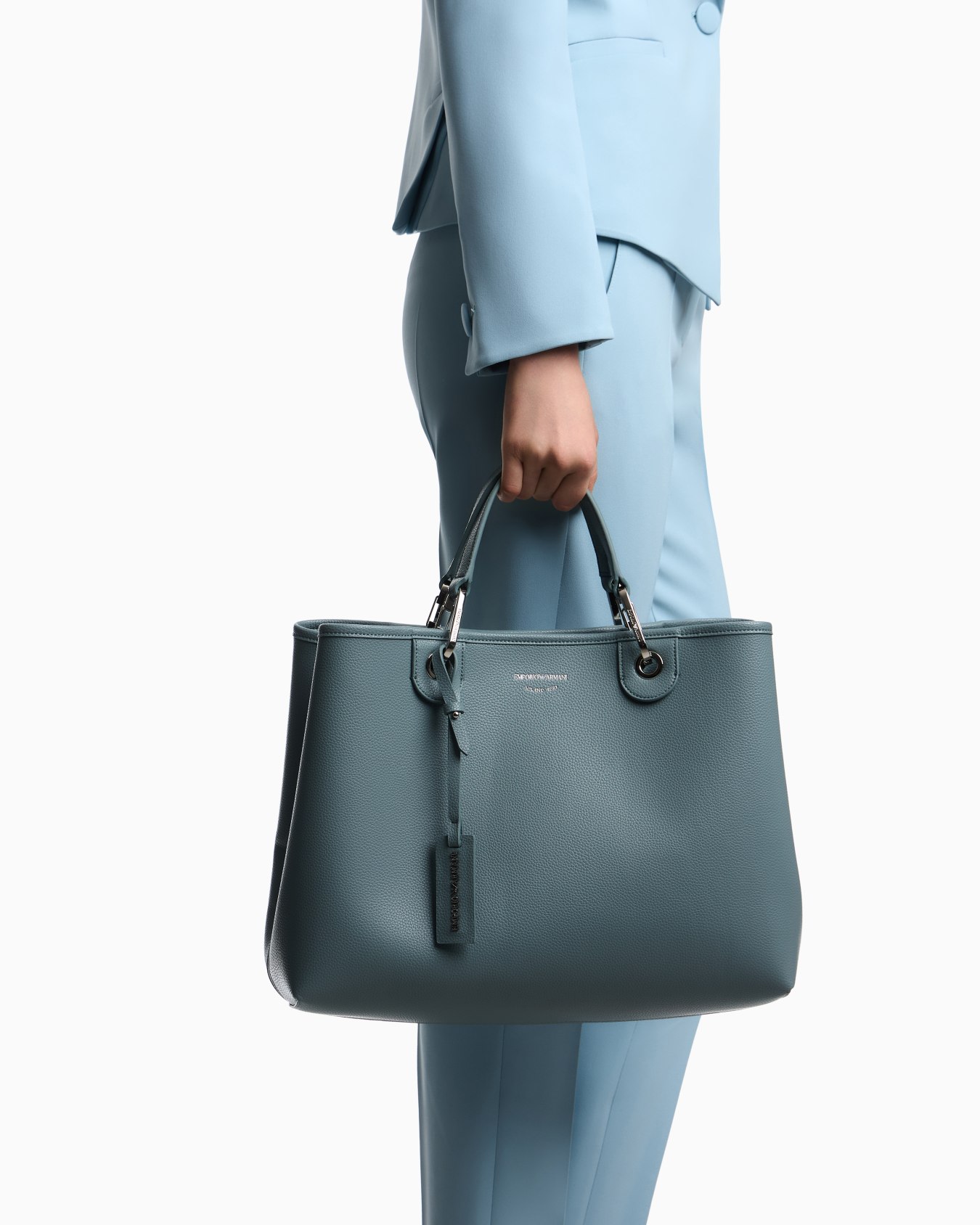 Mittelgroßer Shopper MyEA mit Hirsch-Print Folie 6