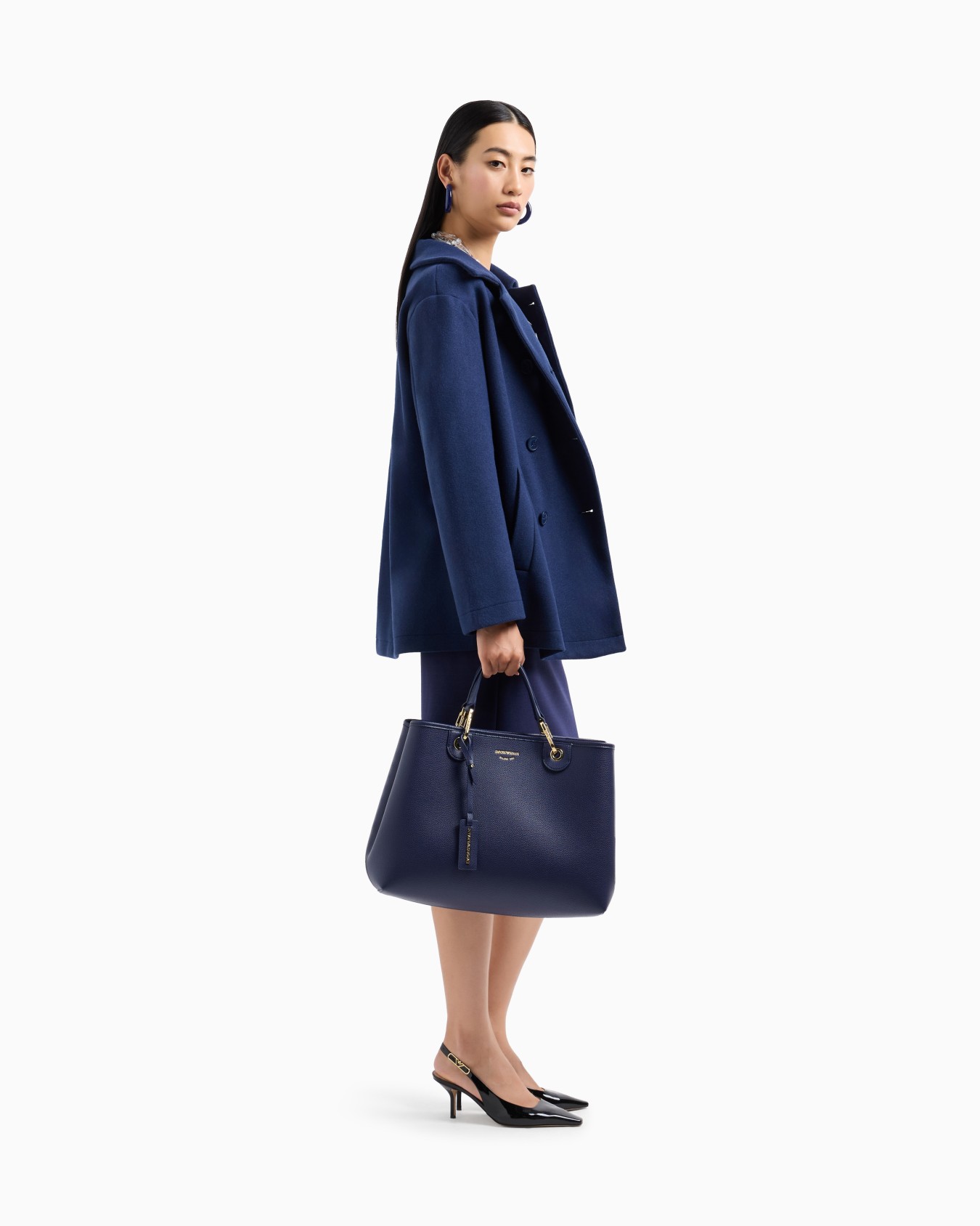 Bolso shopper MyEA mediano con estampado de ciervo Diapositiva 6