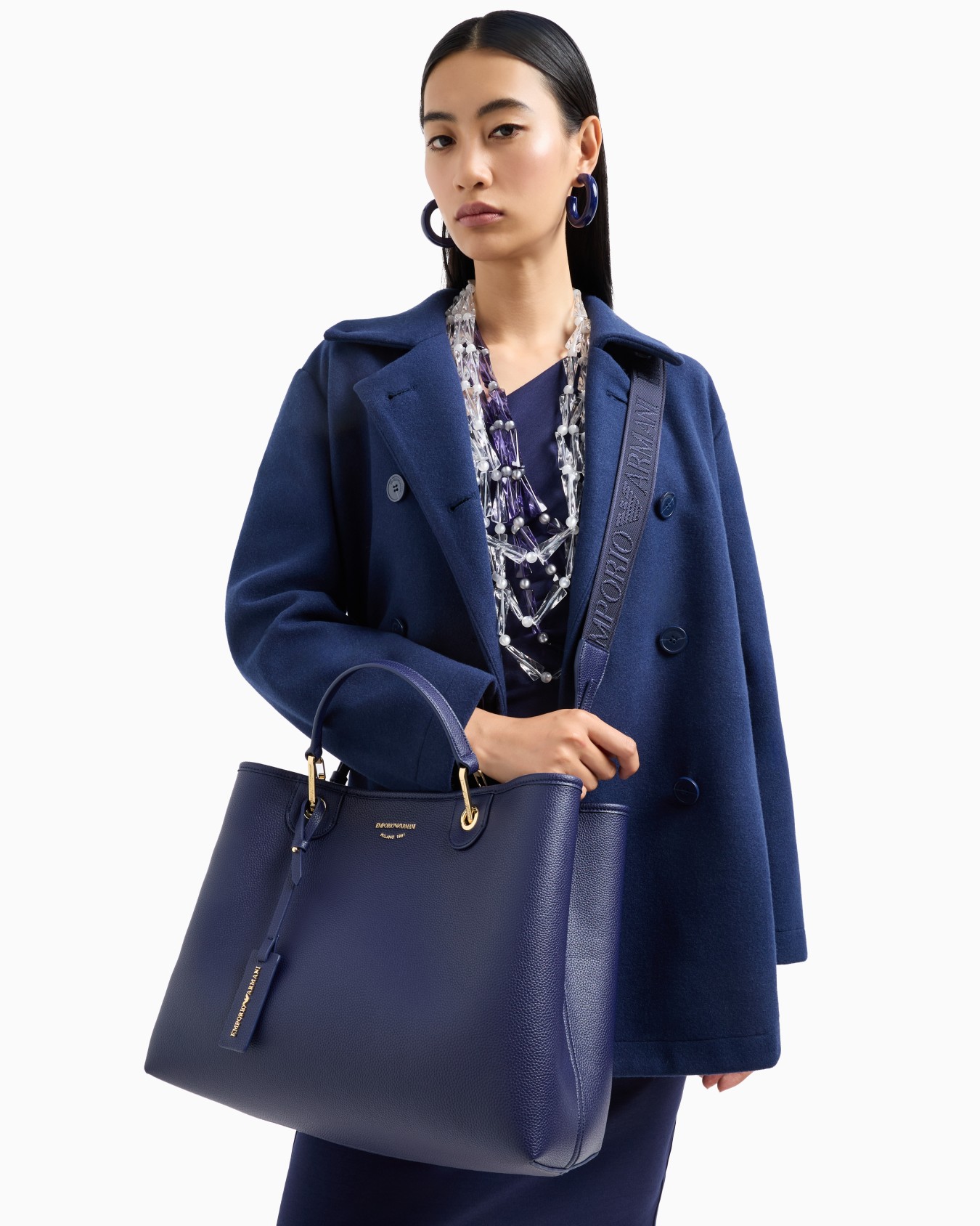 Bolso shopper MyEA mediano con estampado de ciervo Diapositiva 7