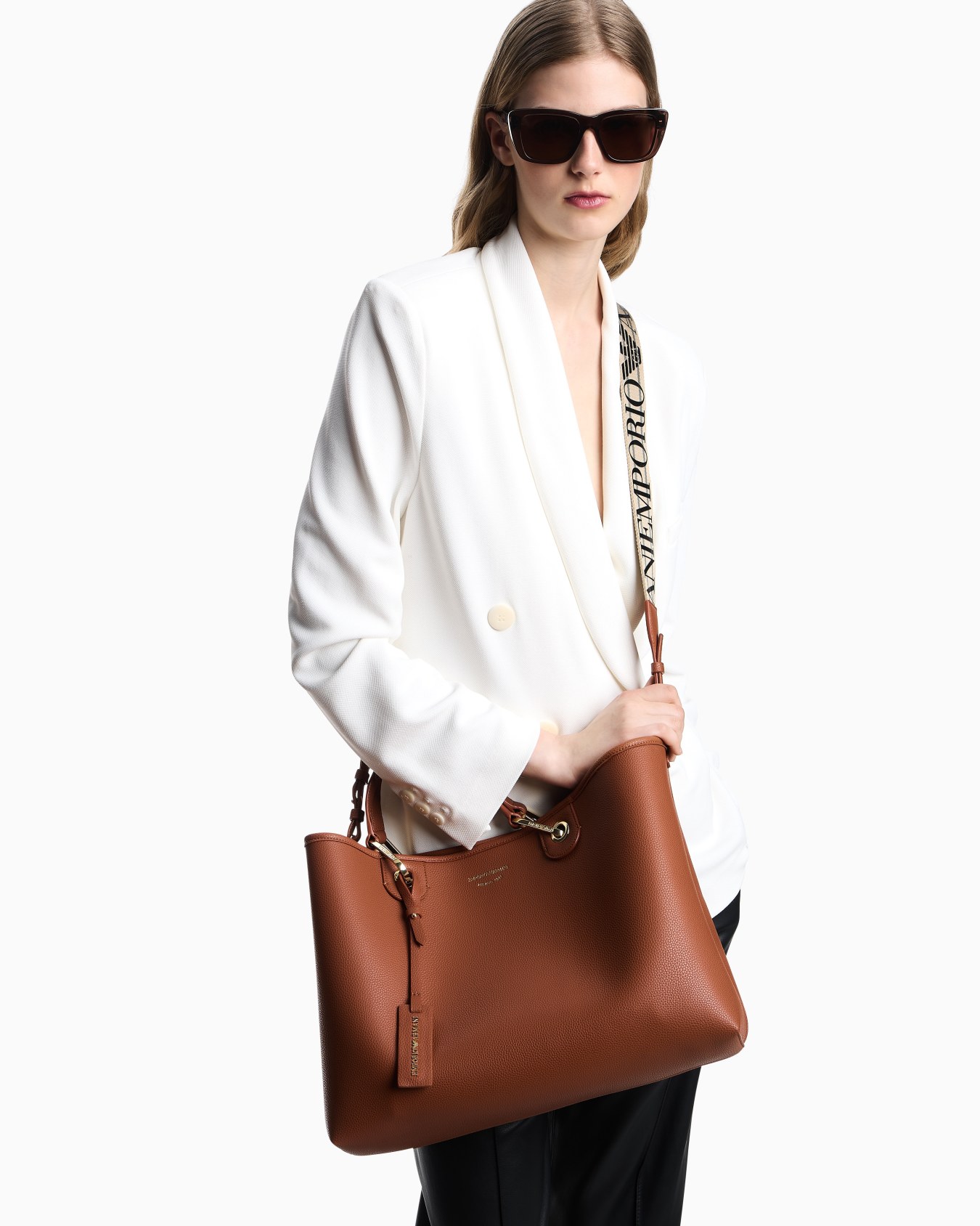 Medium MyEA shopper bag with deer print Slide 6