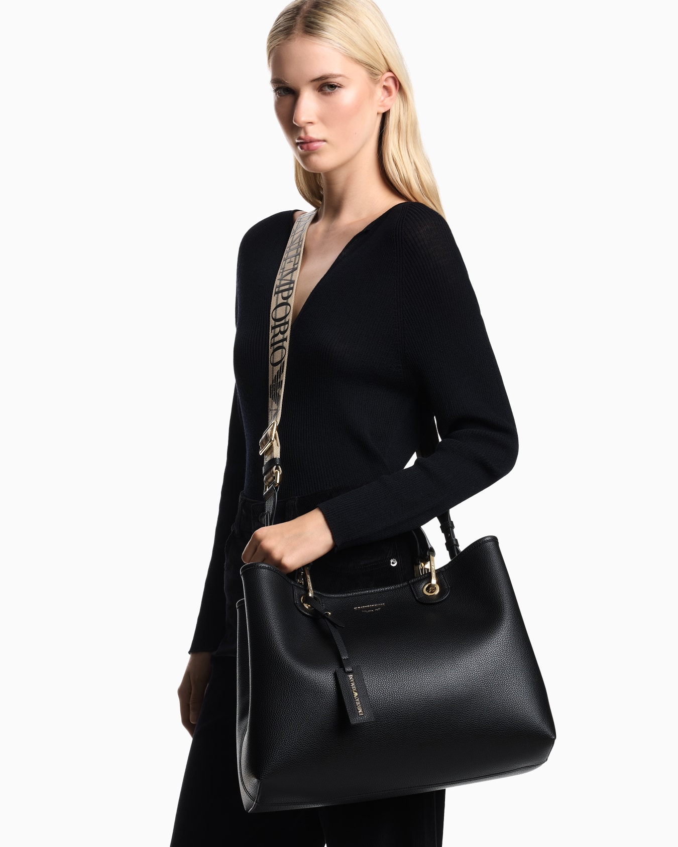 Medium MyEA shopper bag with deer print Slide 6