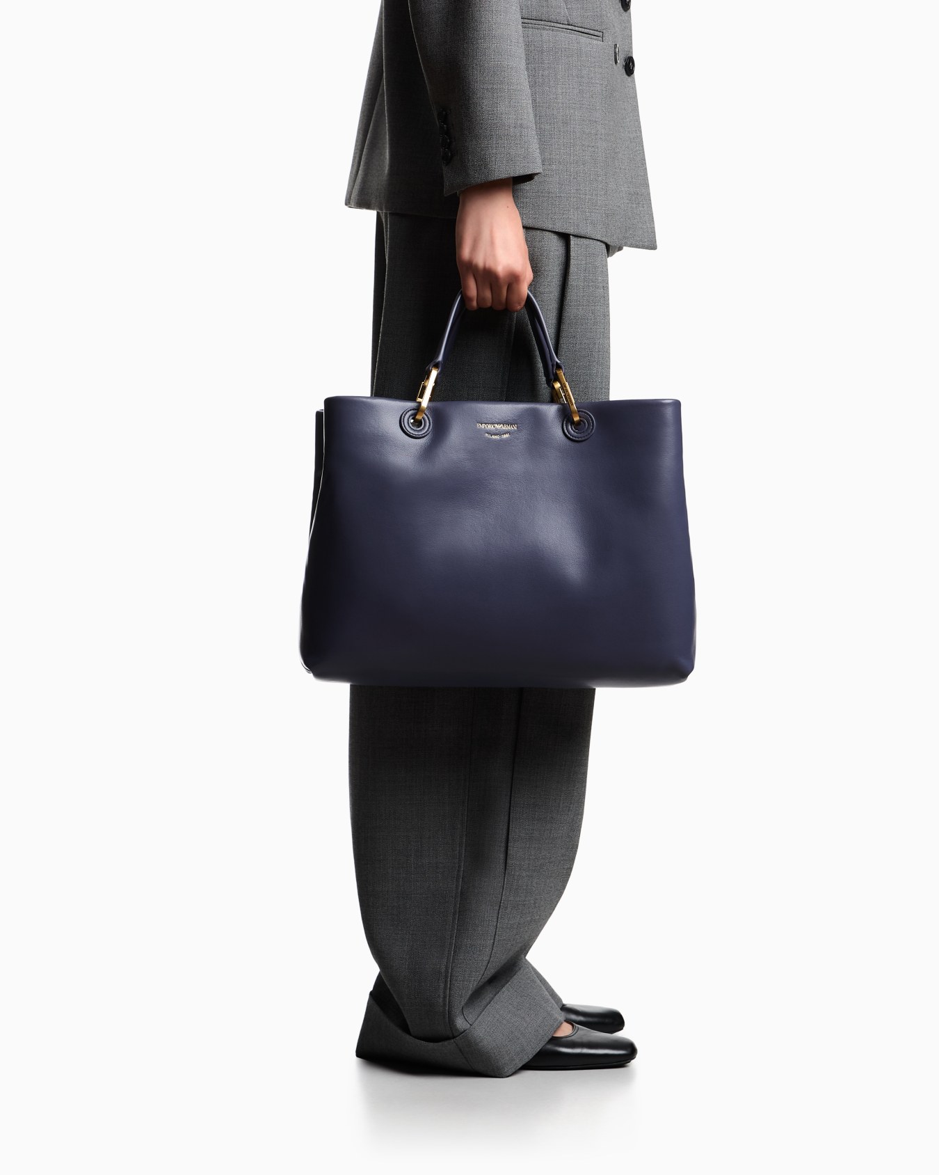 MyEA mittelgroßer Shopper aus Nappaleder  Folie 6