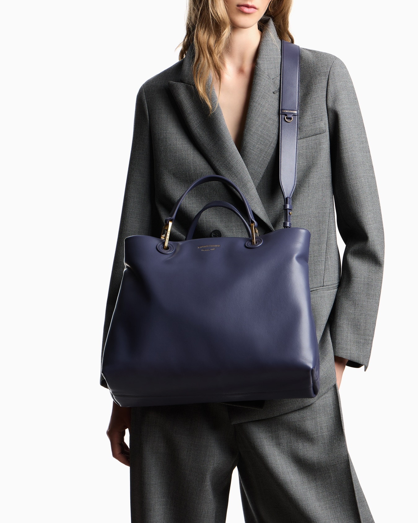 MyEA mittelgroßer Shopper aus Nappaleder  Folie 7