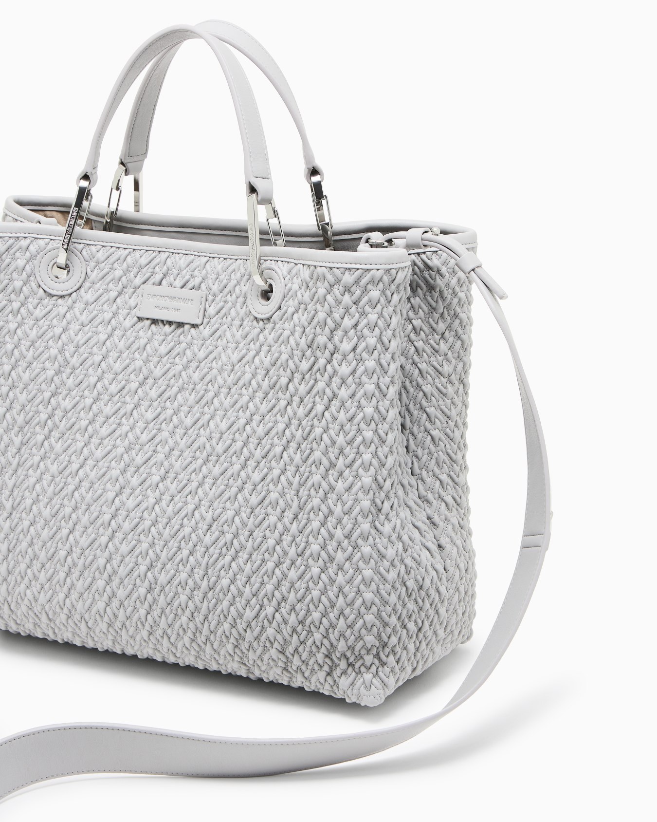 Quilted-effect medium MyEA shopper bag Slide 4