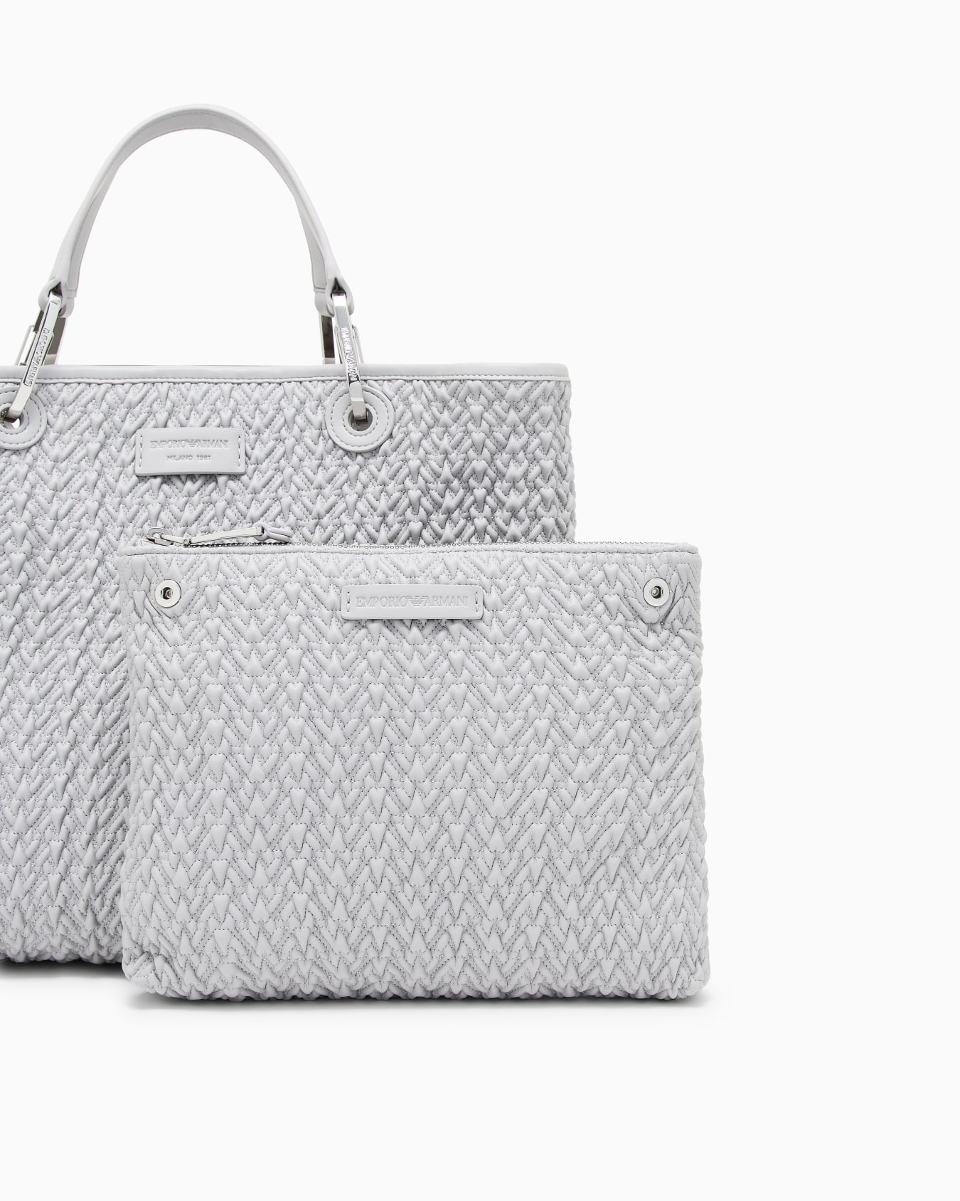 Quilted-effect medium MyEA shopper bag Slide 5