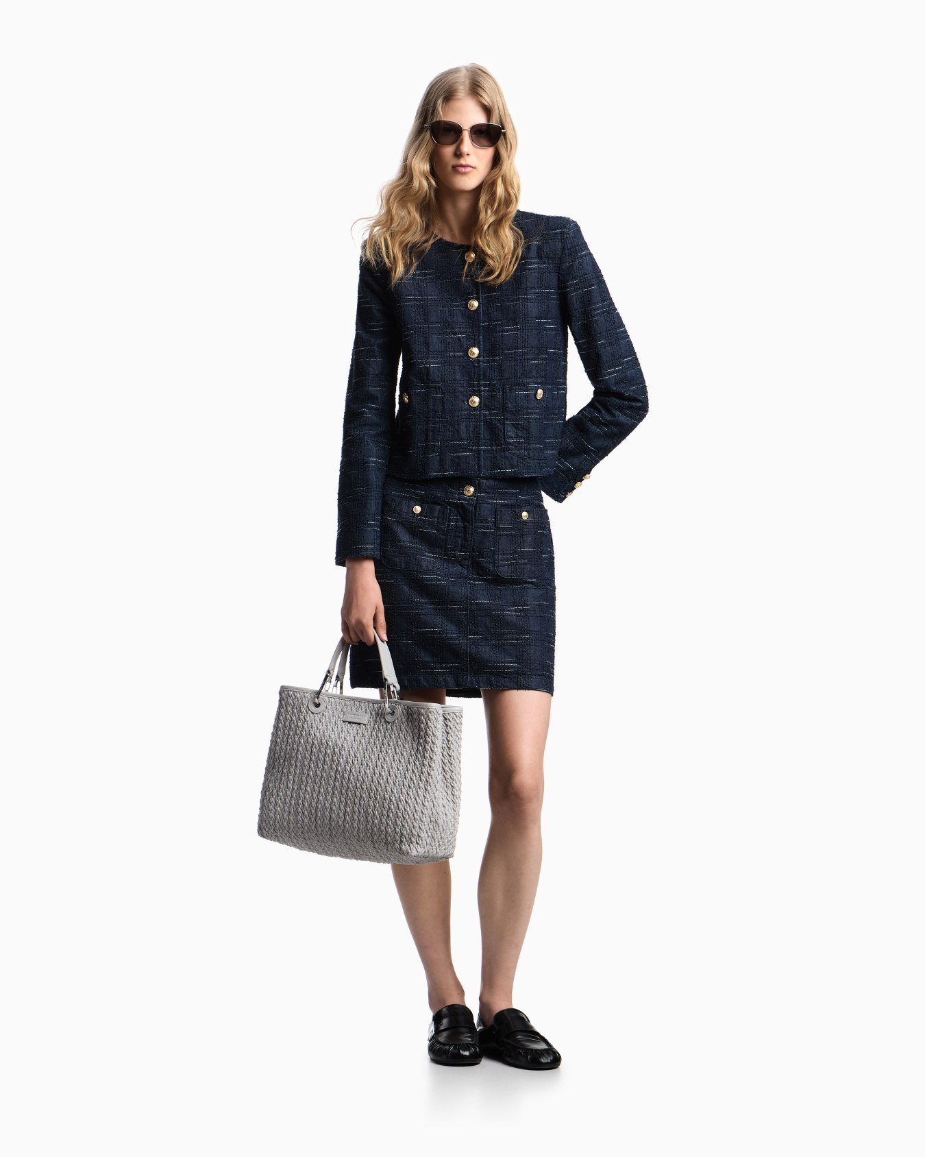 Quilted-effect medium MyEA shopper bag Slide 6
