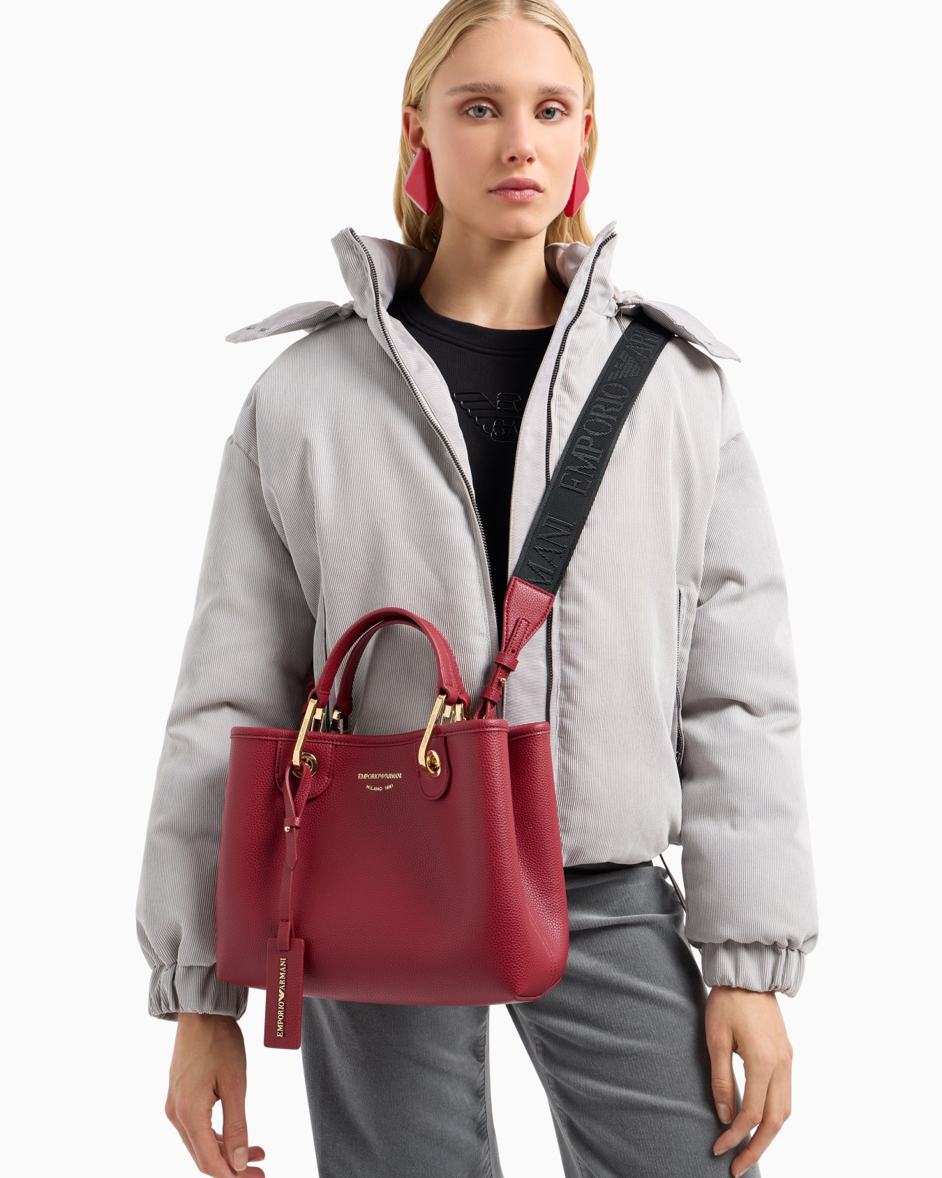 Bolso shopper MyEA pequeño con estampado de ciervo Diapositiva 6