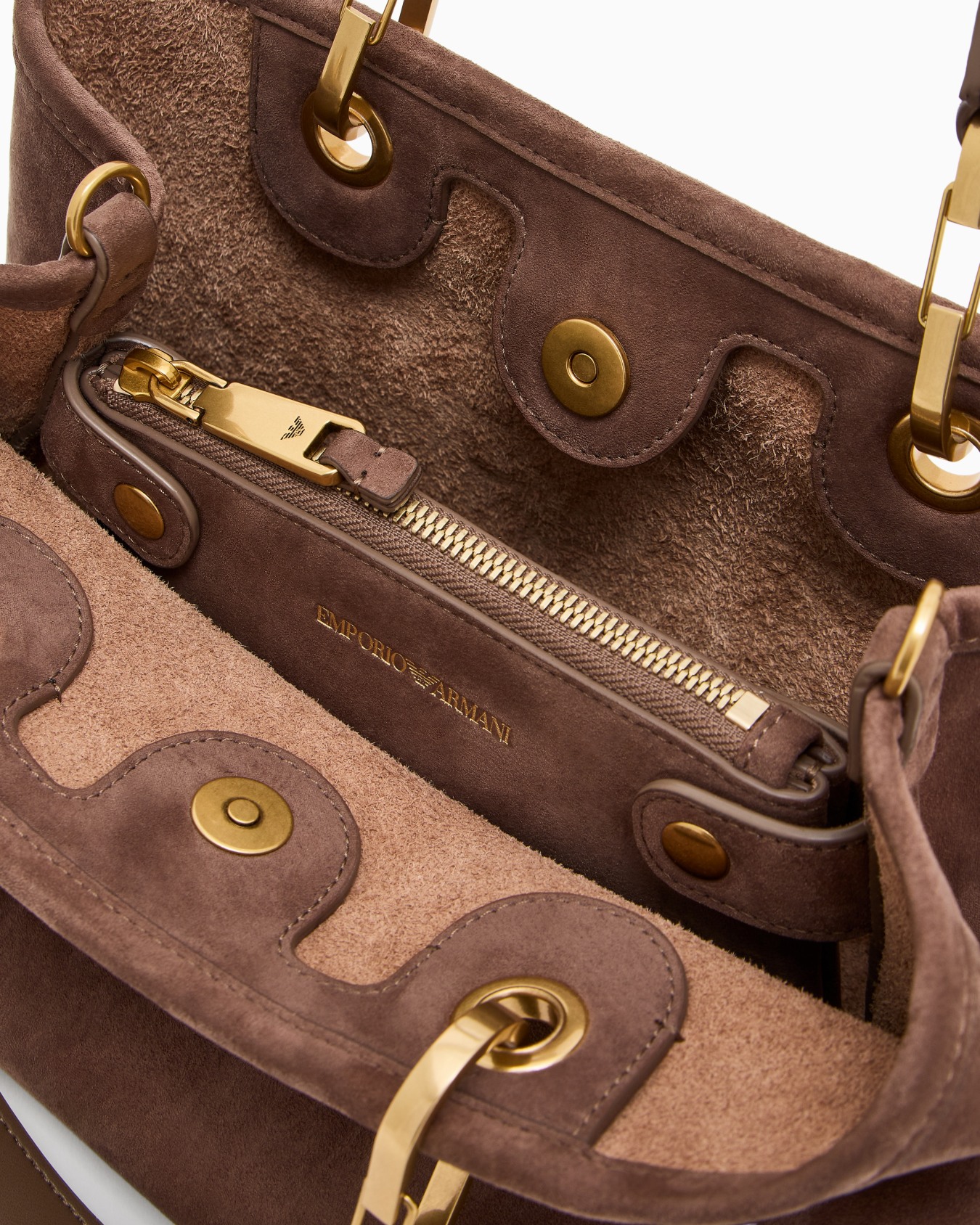 Faux suede small MyEA shopper bag Slide 3