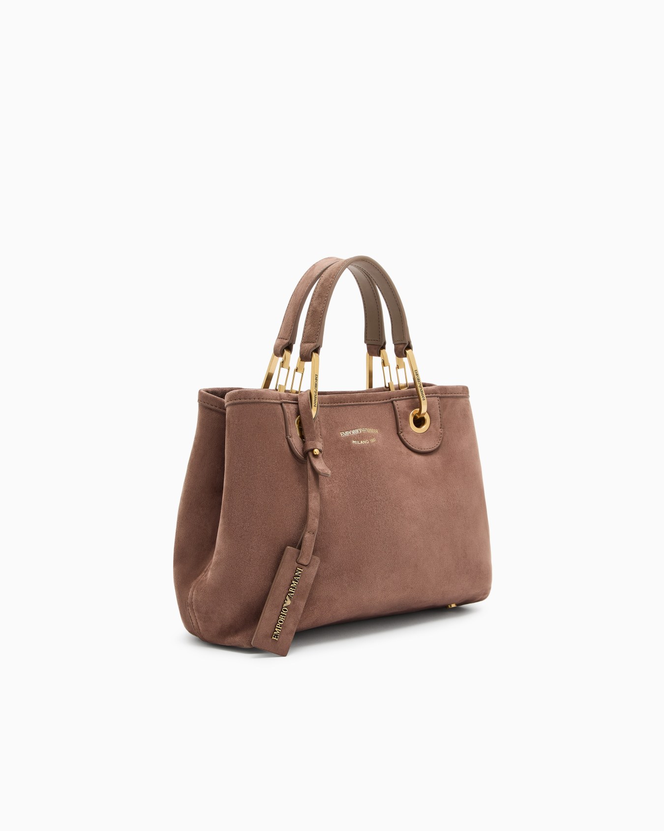 Faux suede small MyEA shopper bag Slide 1